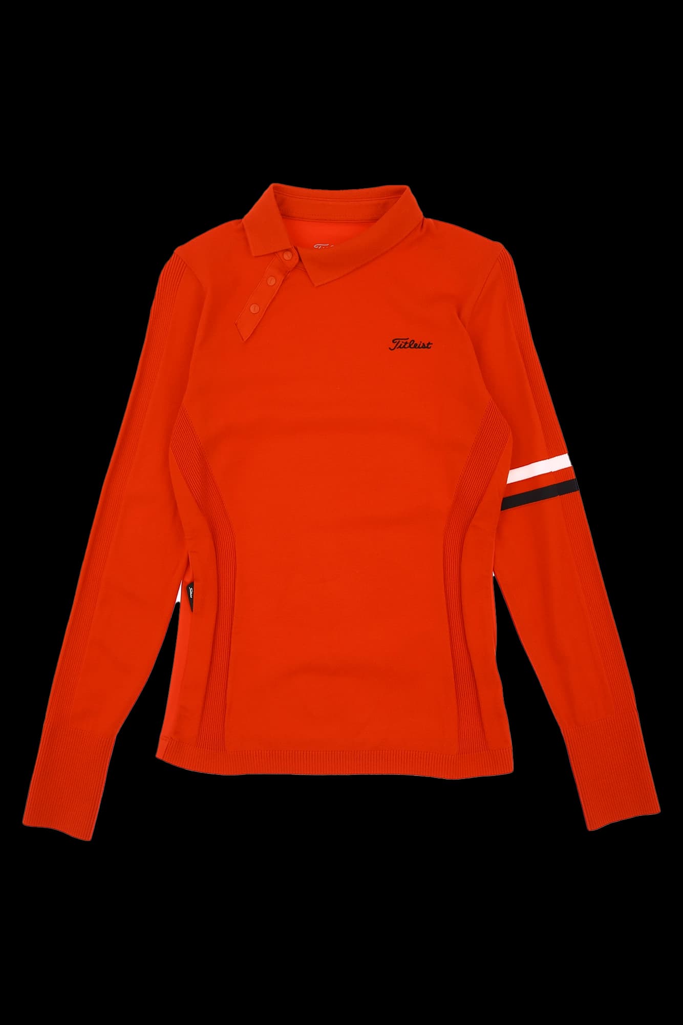 변형 카라 하이브리드 니트 티셔츠