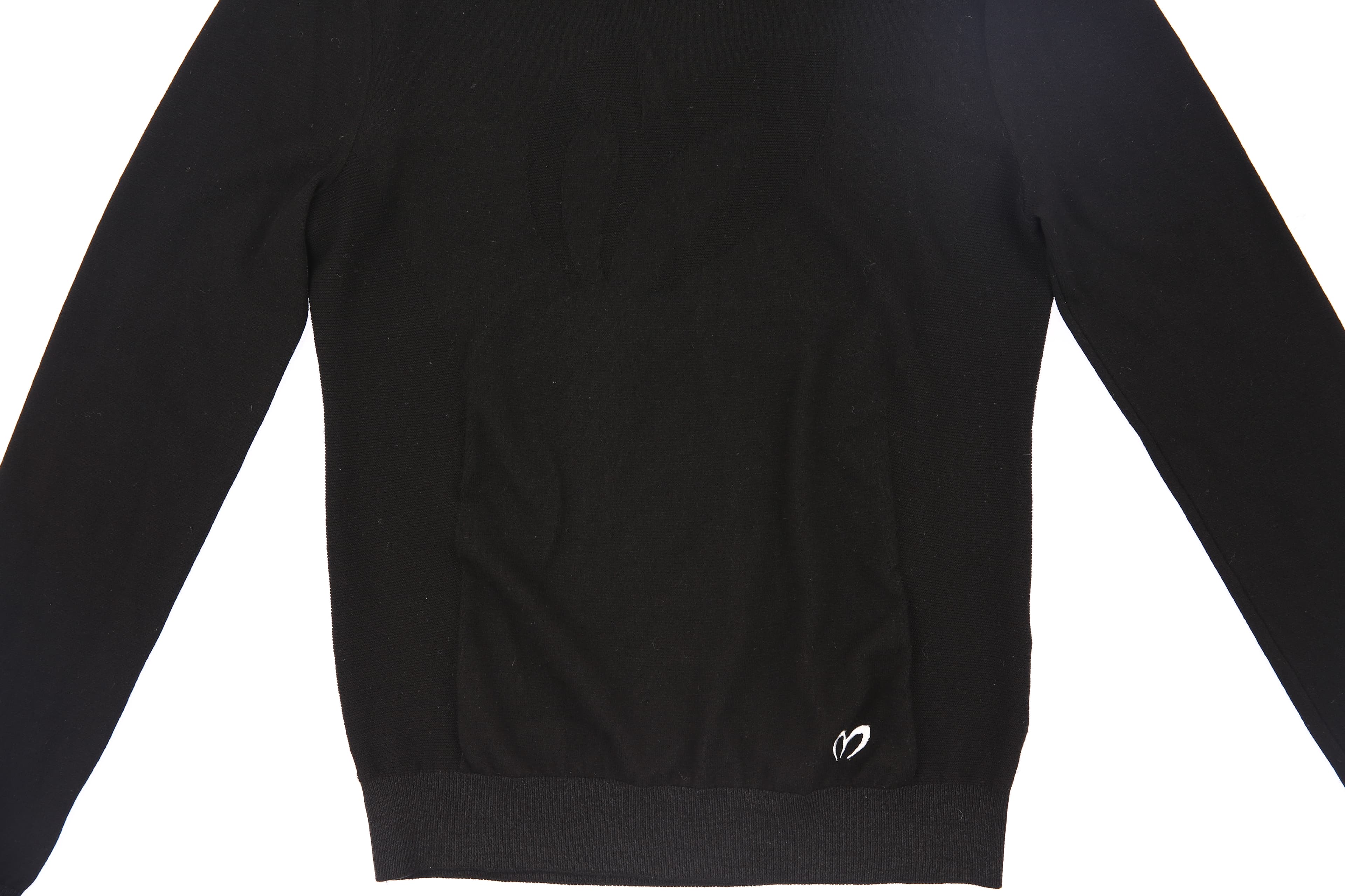 슬릿 하이넥 니트 티셔츠