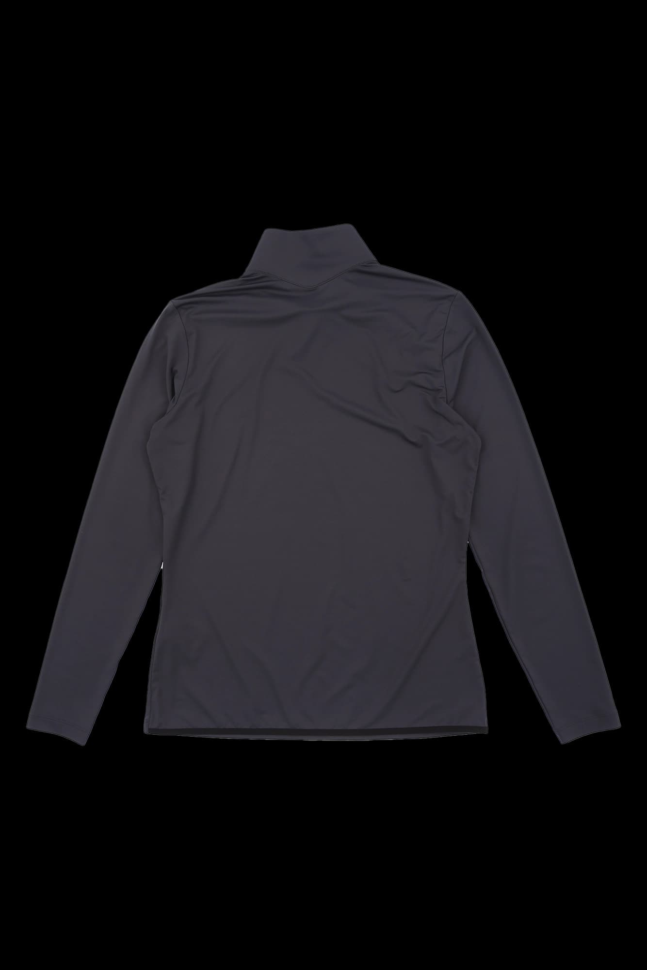 사선 버튼 하이넥 티셔츠