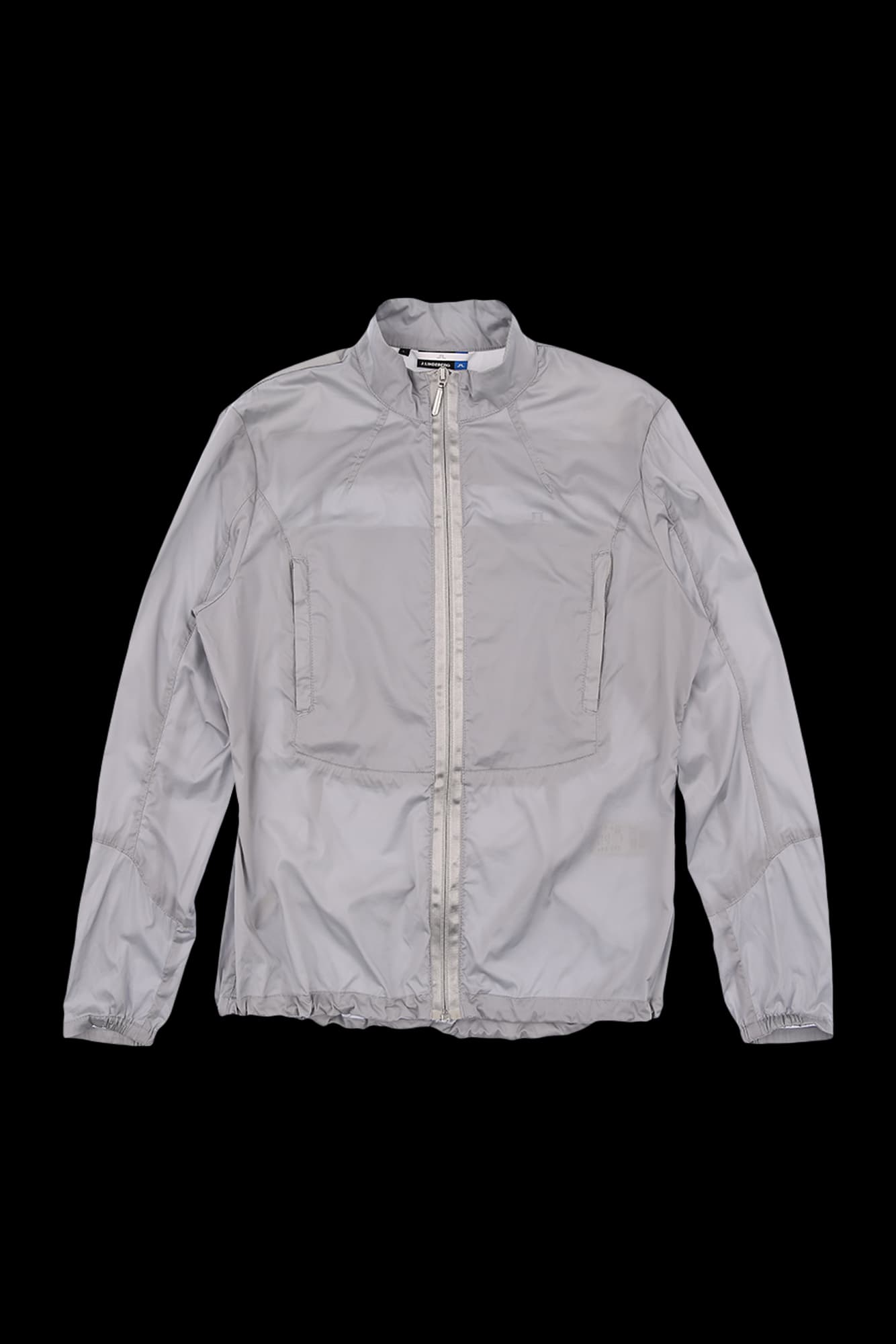 실버 윈드브레이커 점퍼