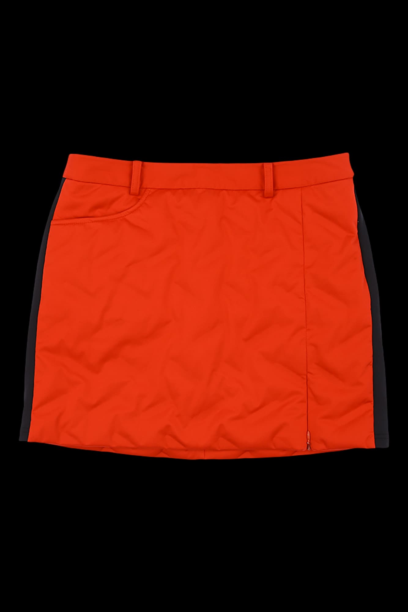 패딩 기모 슬릿 스커트