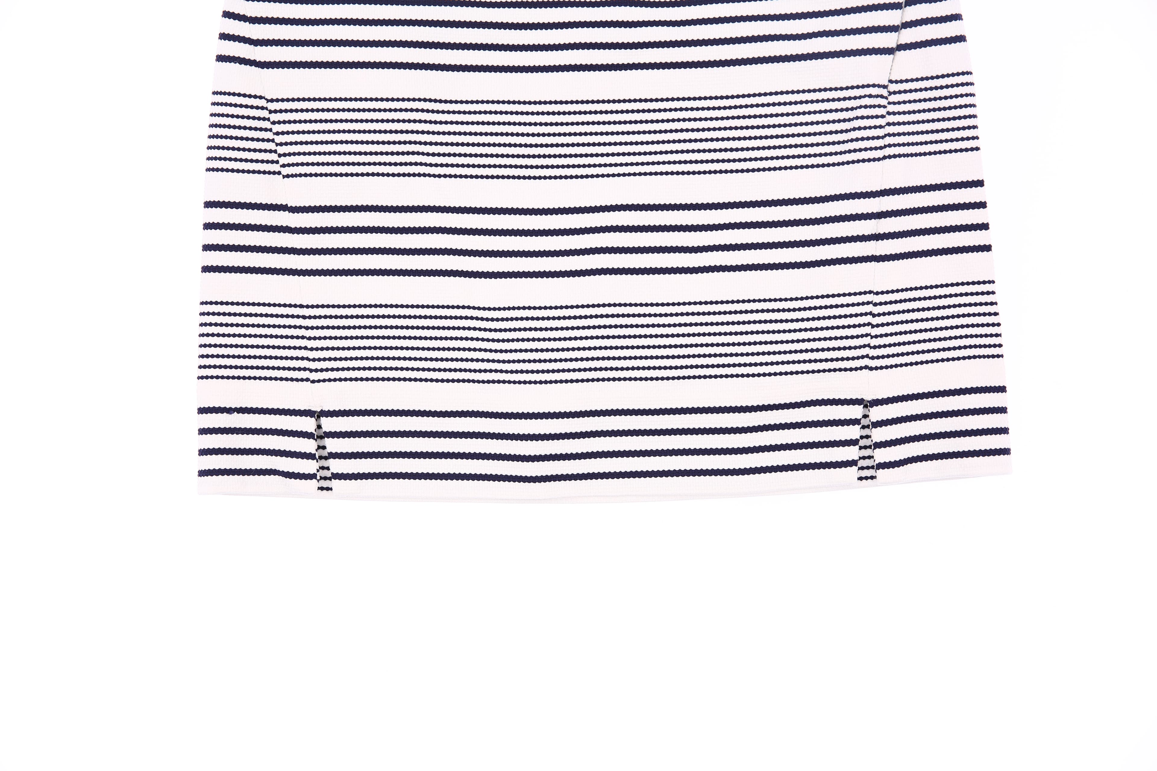 스트라이프 앞트임 H스커트