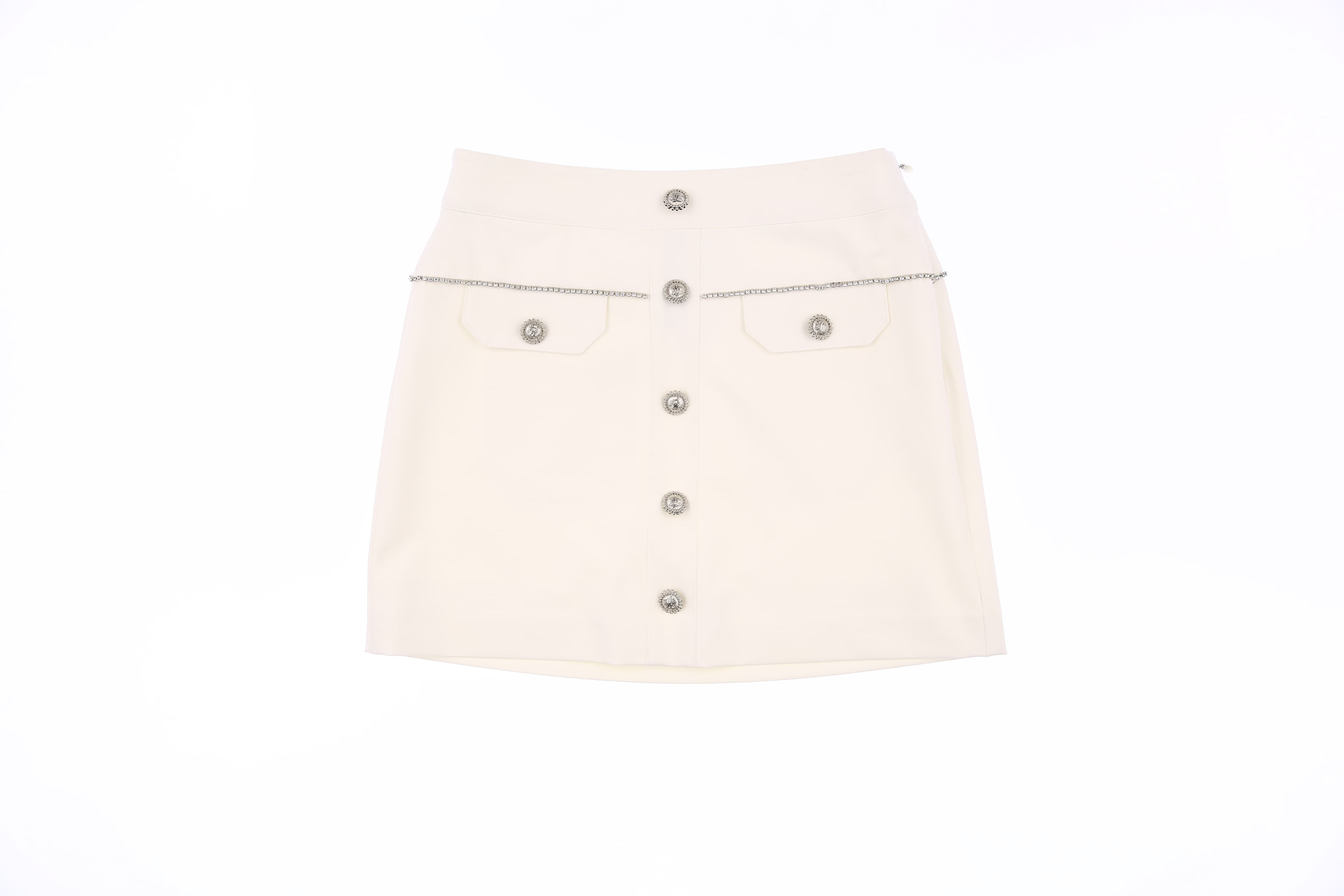 시그니쳐 펄 버튼 기본스커트