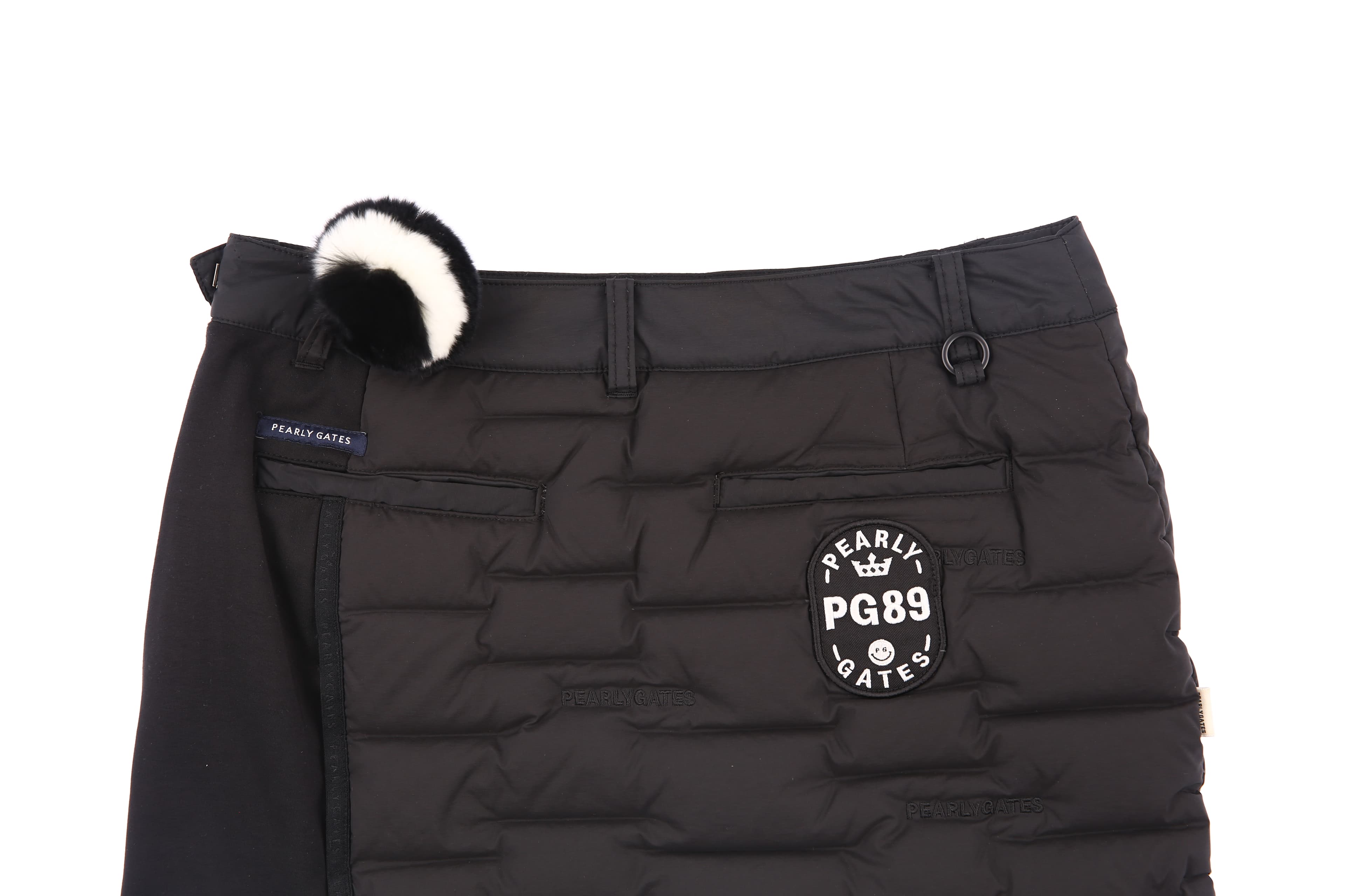 폼폼 패딩 큐롯 스커트