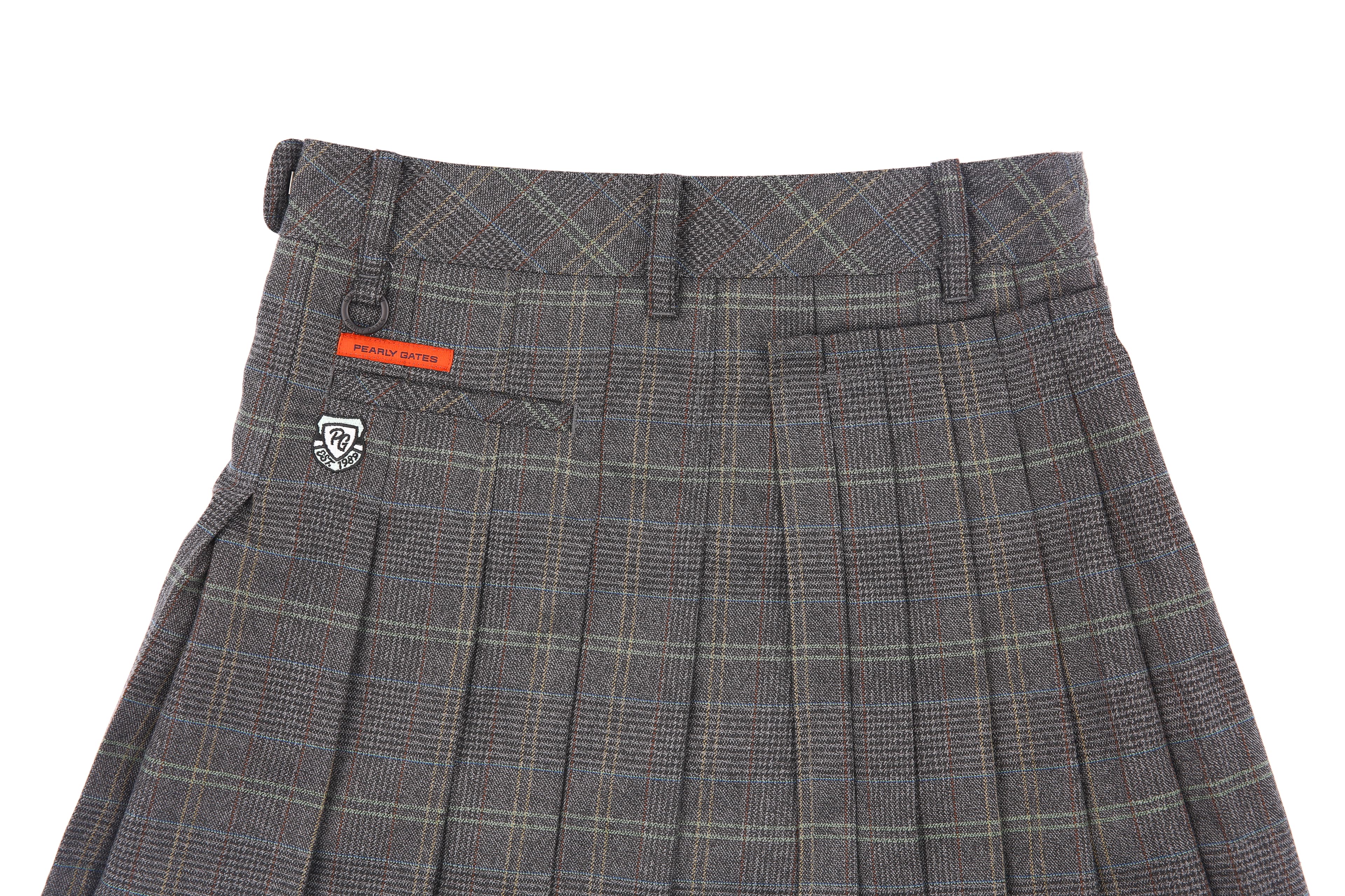 체크 패턴 스커트