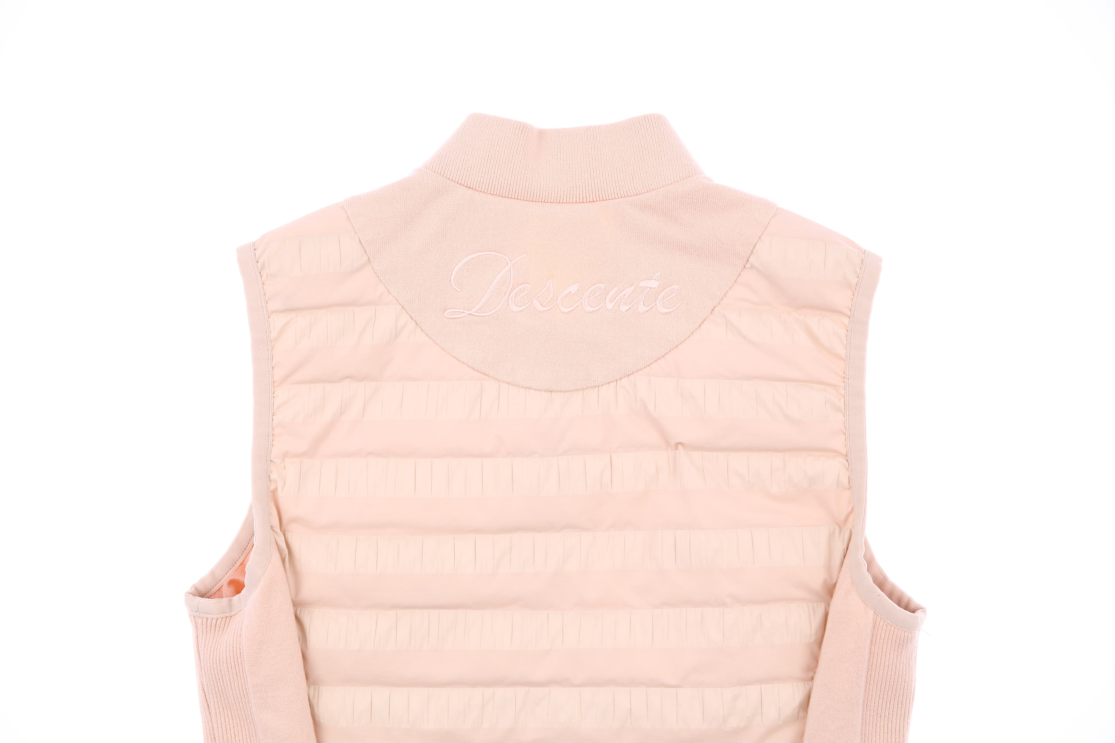 사이드 립조직 패딩 베스트