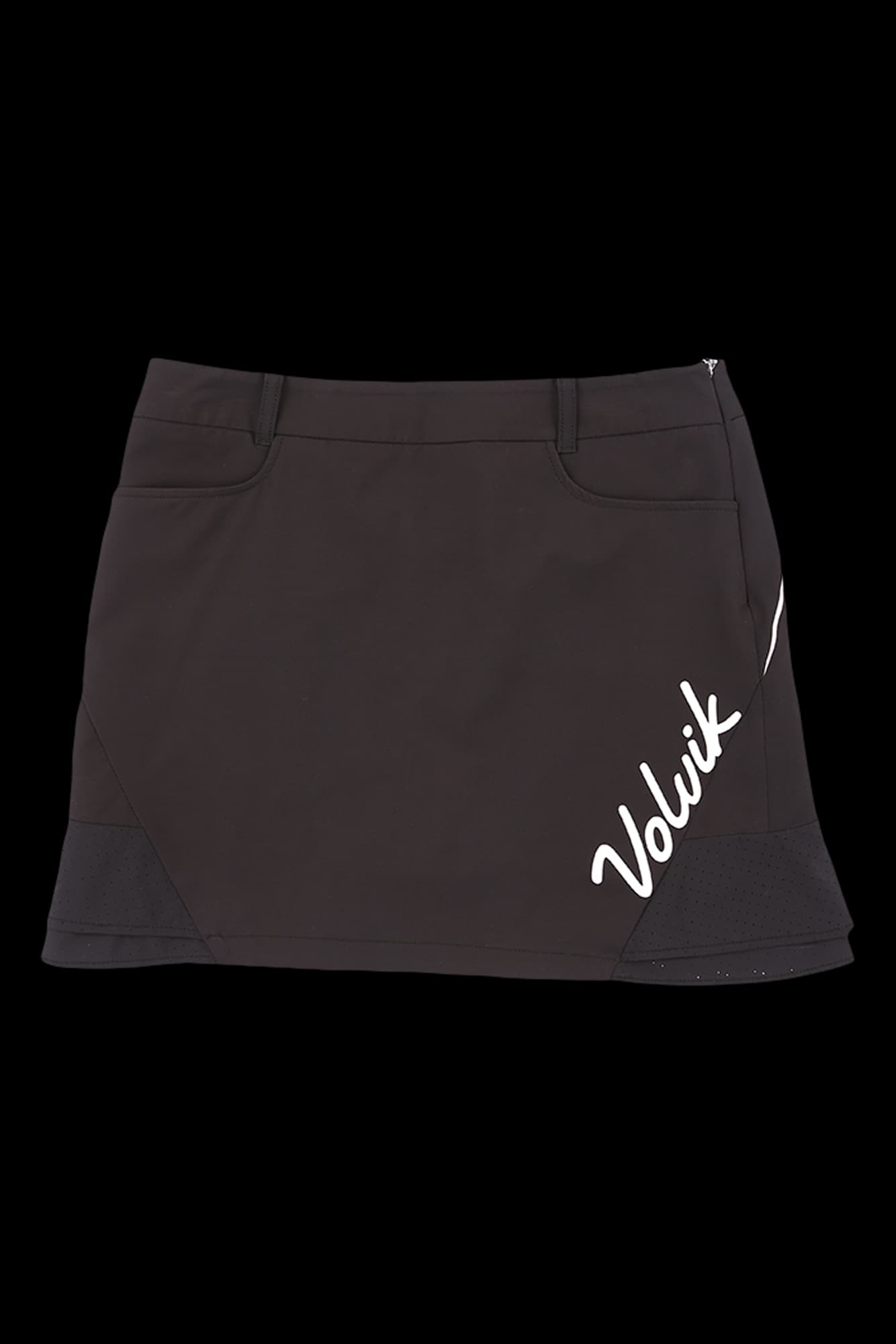 플레어 펀칭 스커트