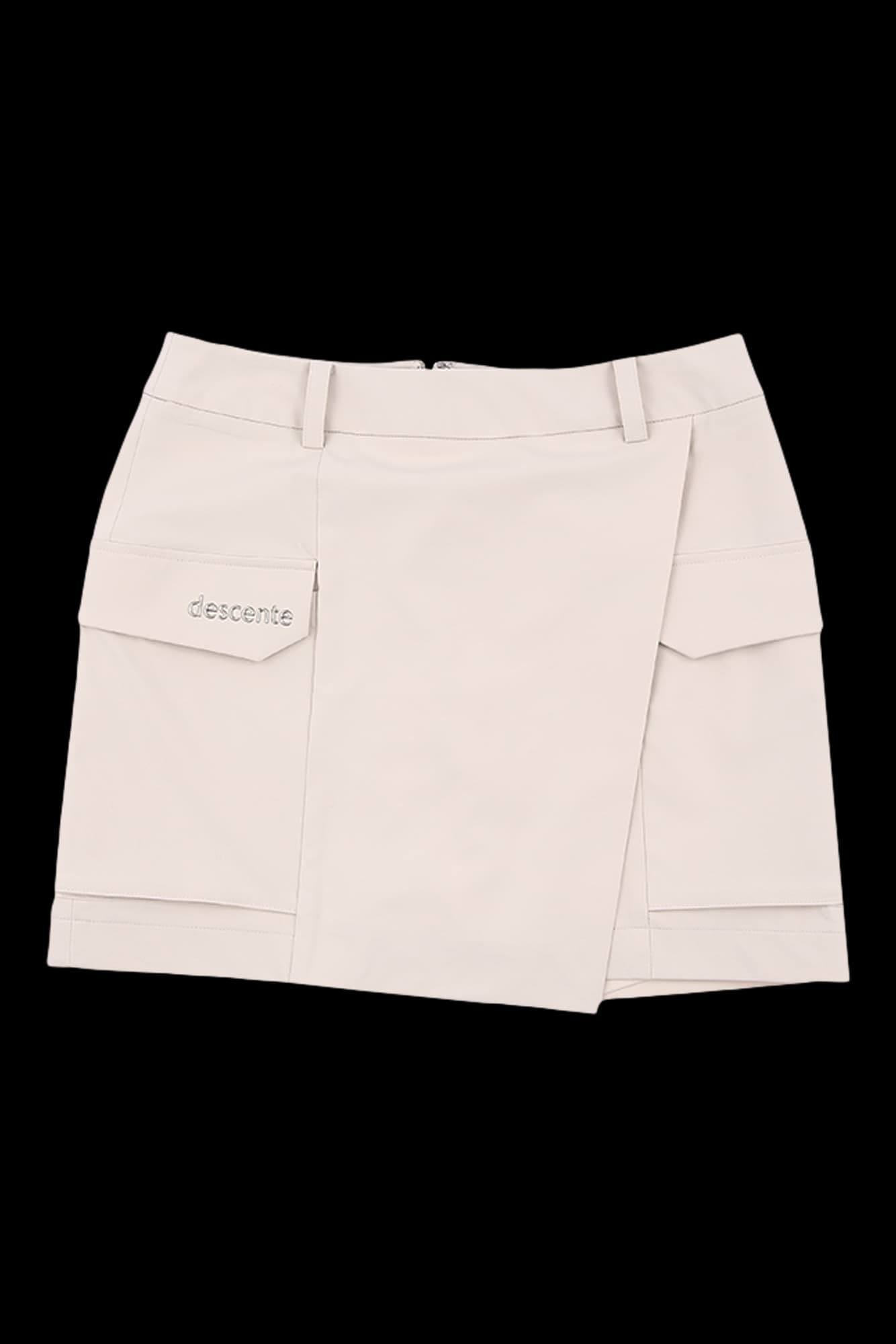 아웃포켓 랩 스커트