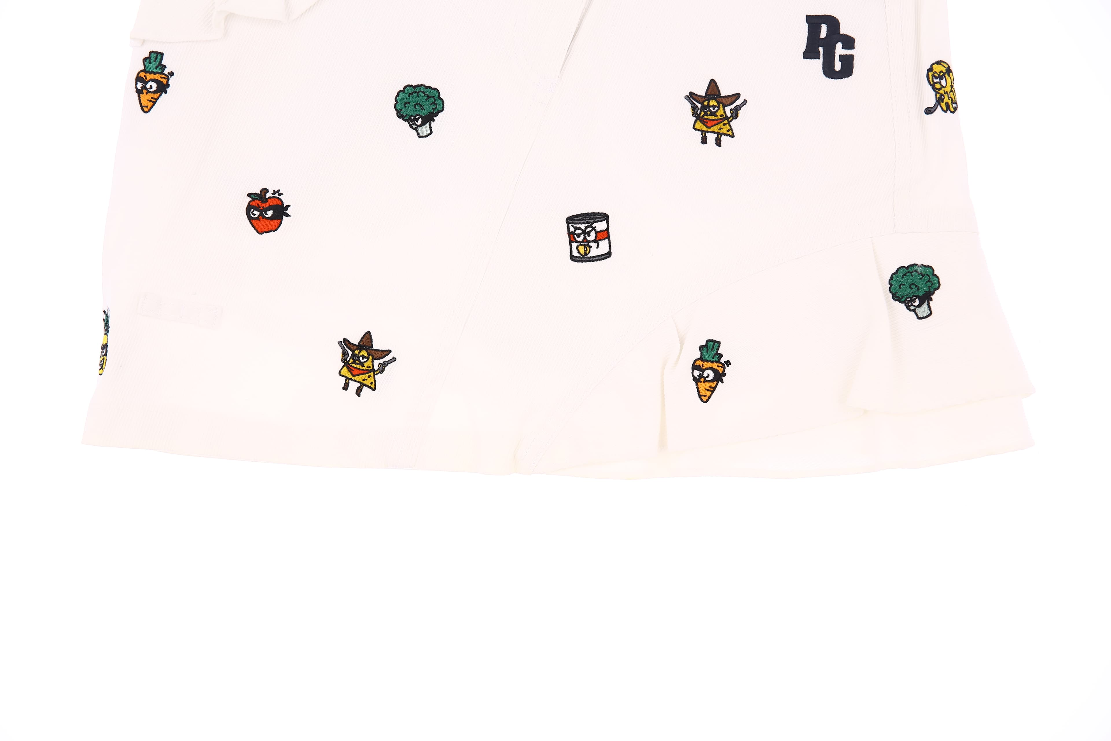 캐릭터 자수 스커트