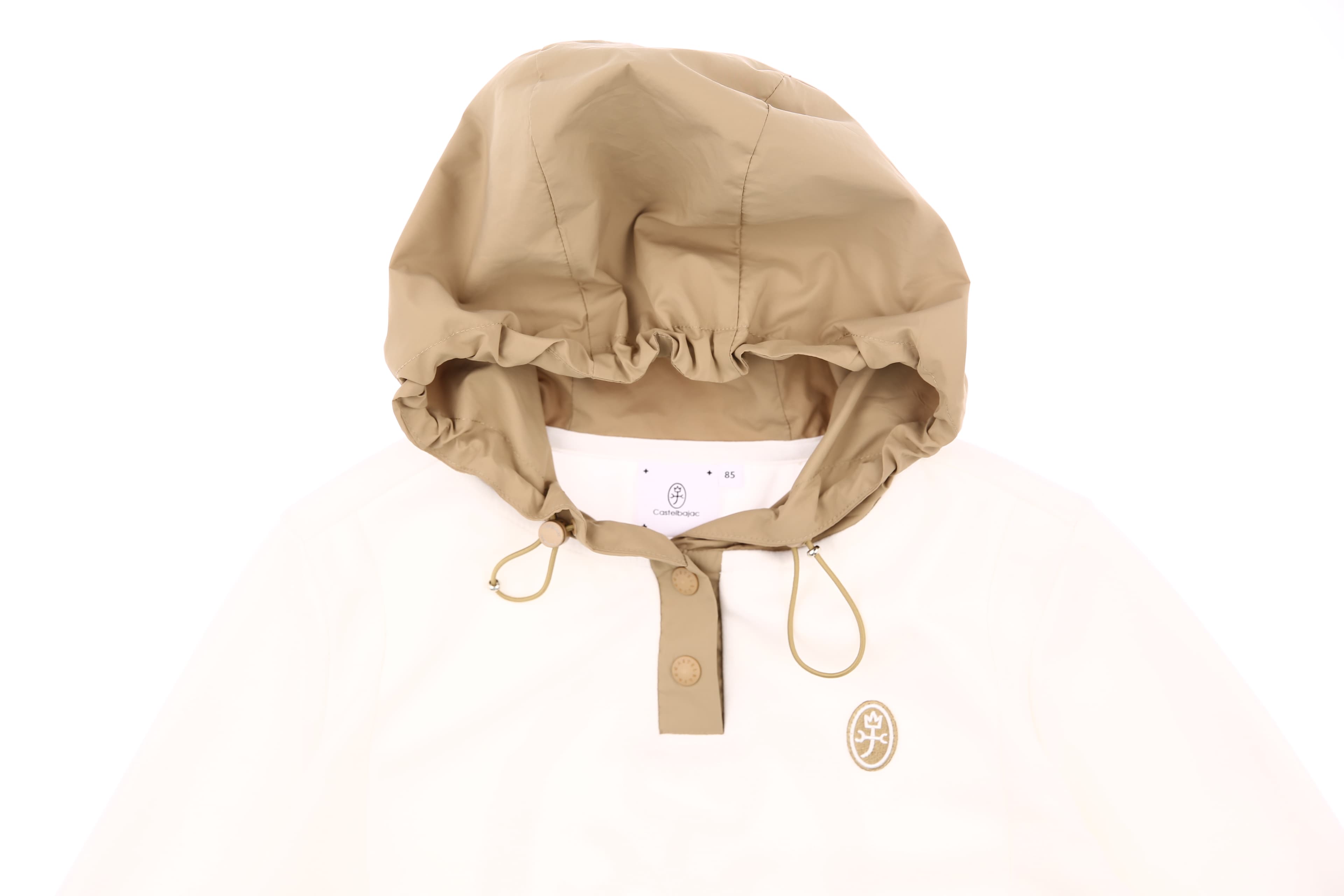 스트링 후드 긴팔