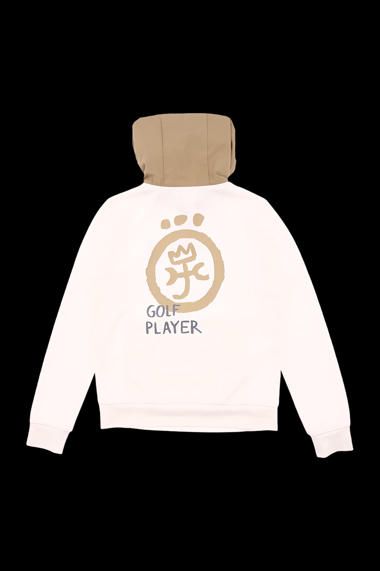 스트링 후드 긴팔