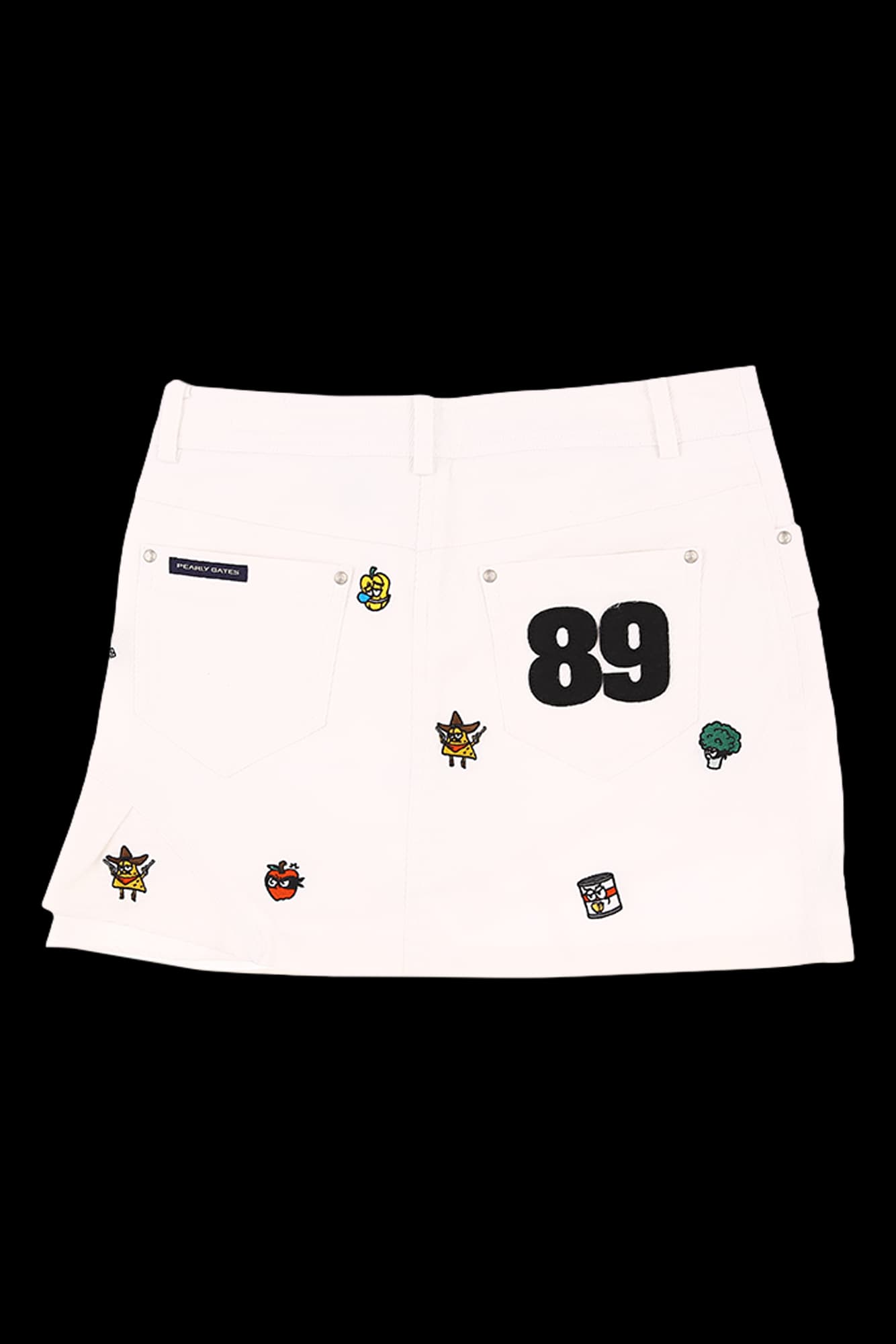 캐릭터 자수 스커트