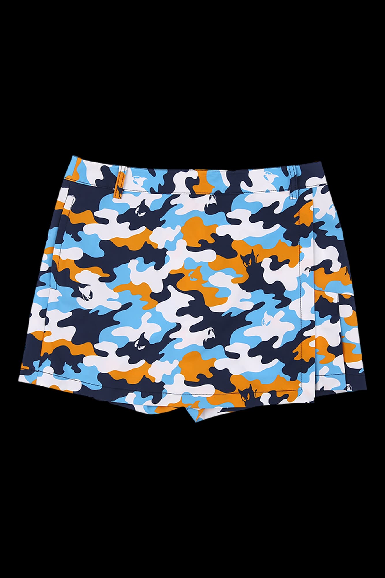 오버랩 카모 숏팬츠