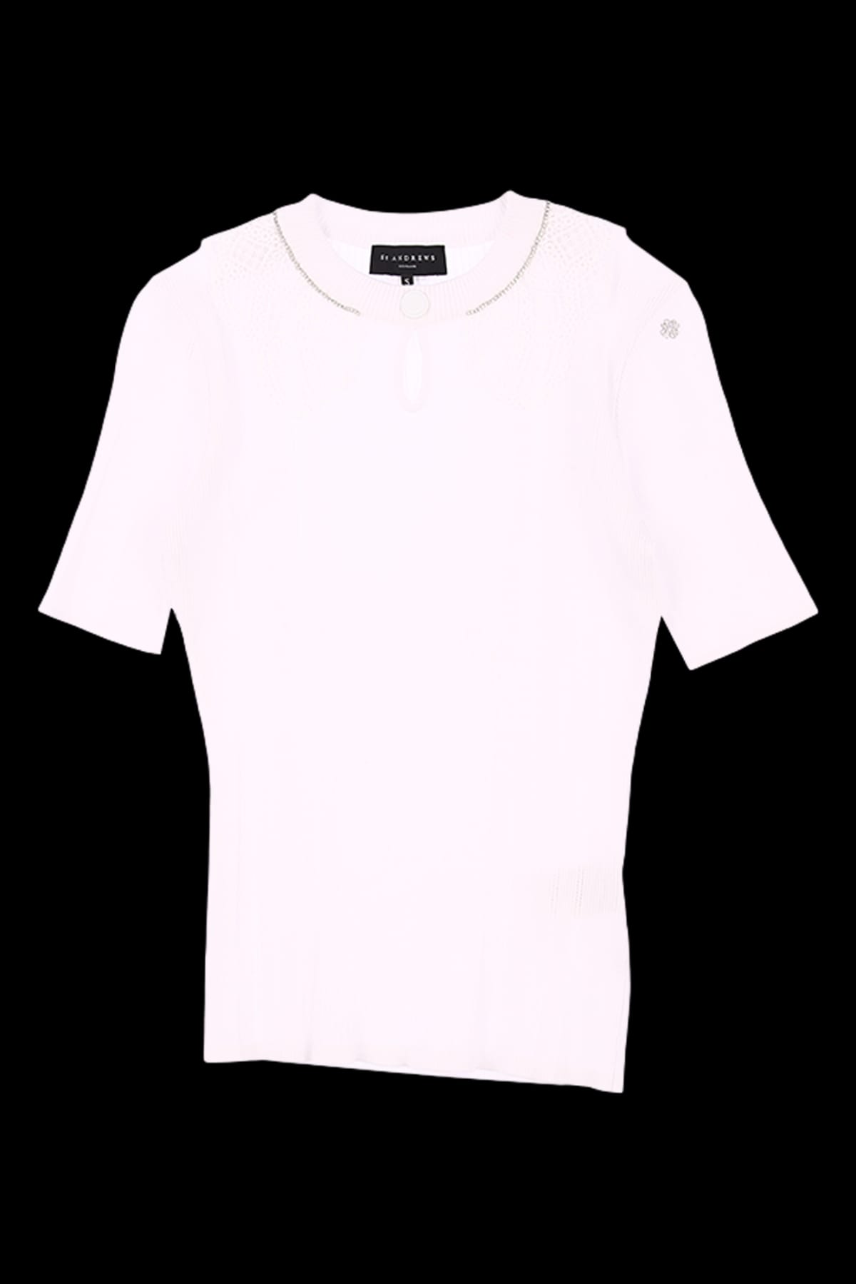 카라 포인트 티셔츠