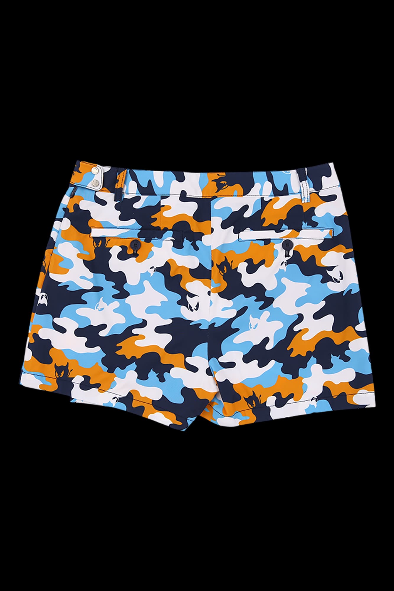 오버랩 카모 숏팬츠