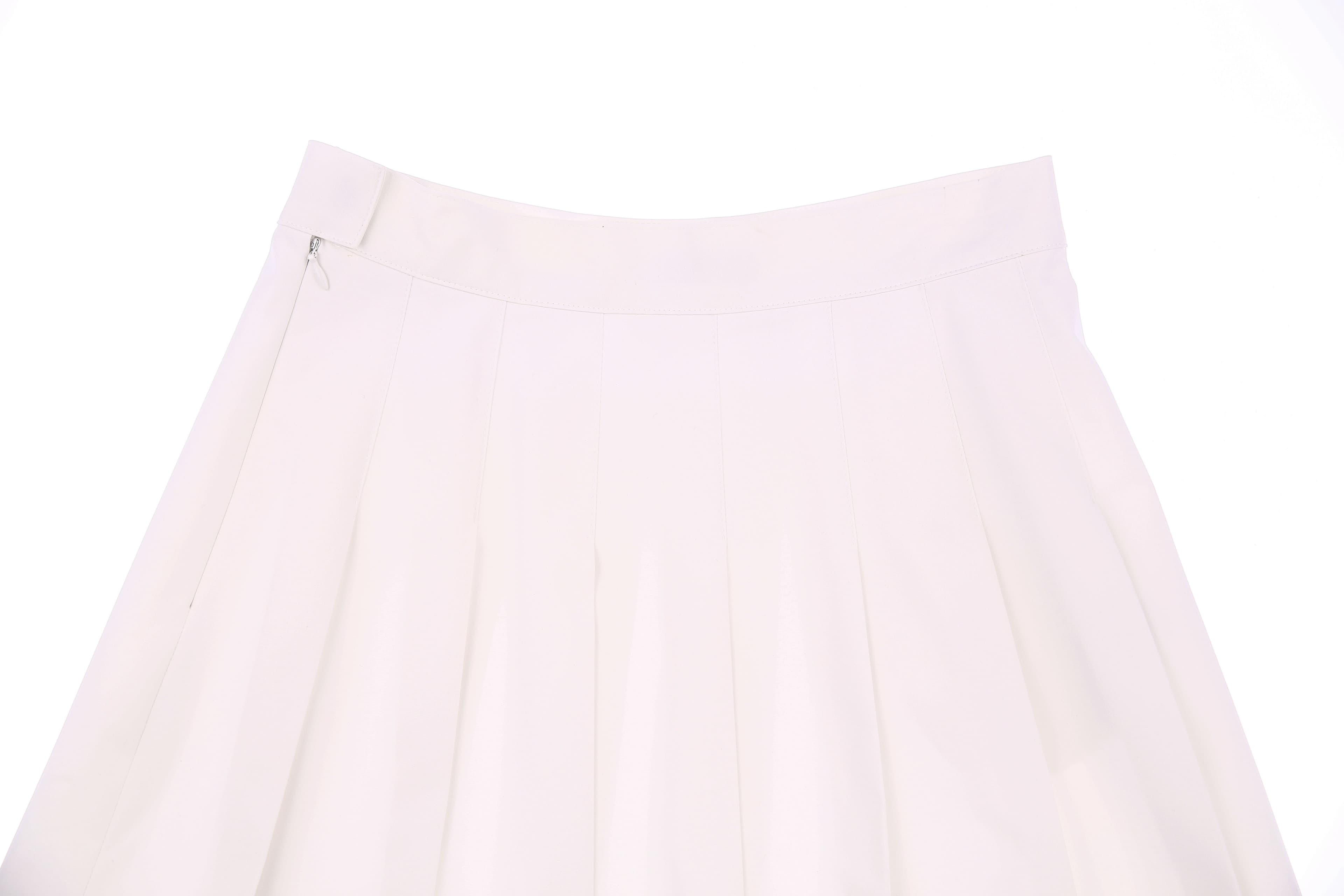 플리츠 A라인 스커트