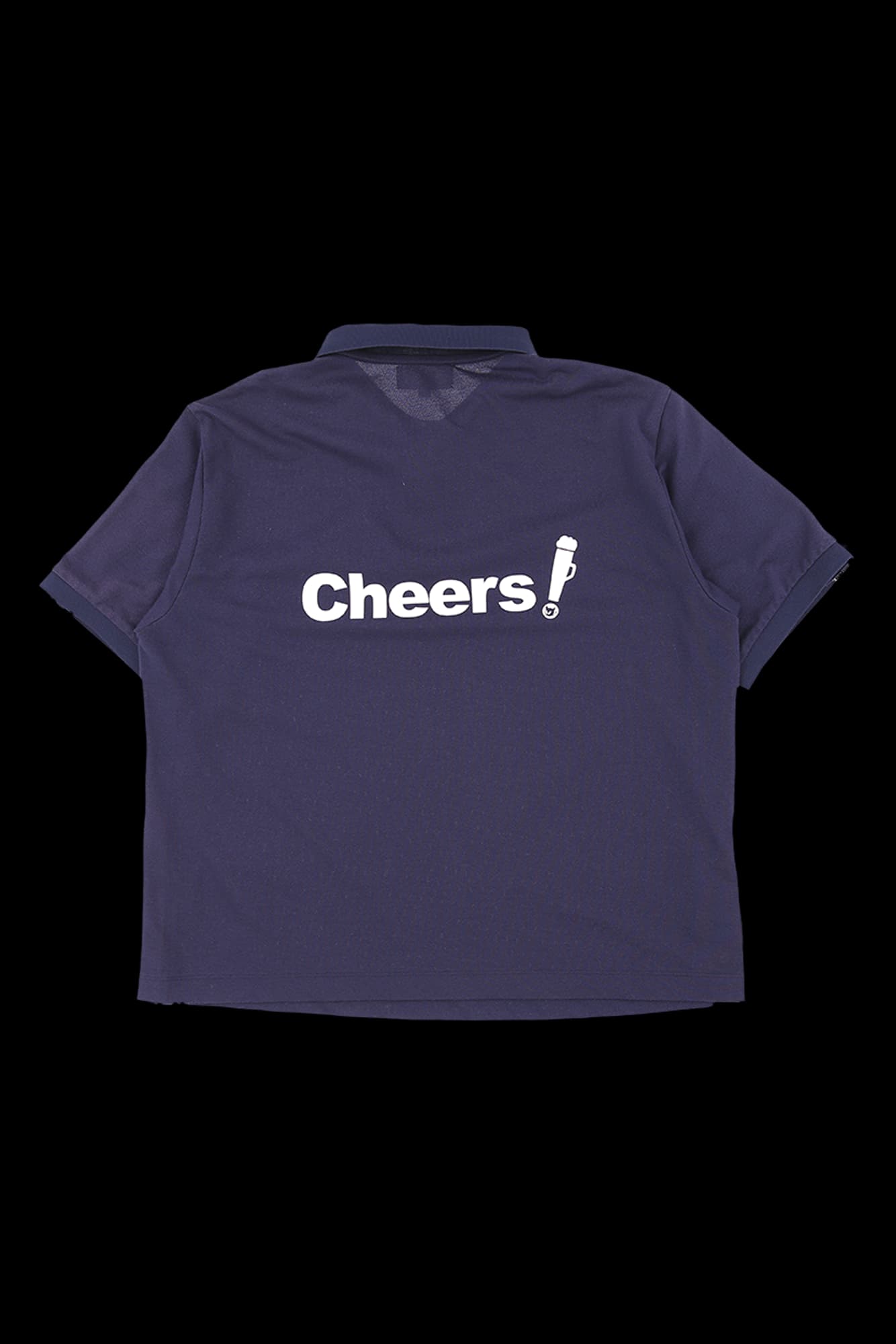 로고 포인트 반팔 카라 티셔츠