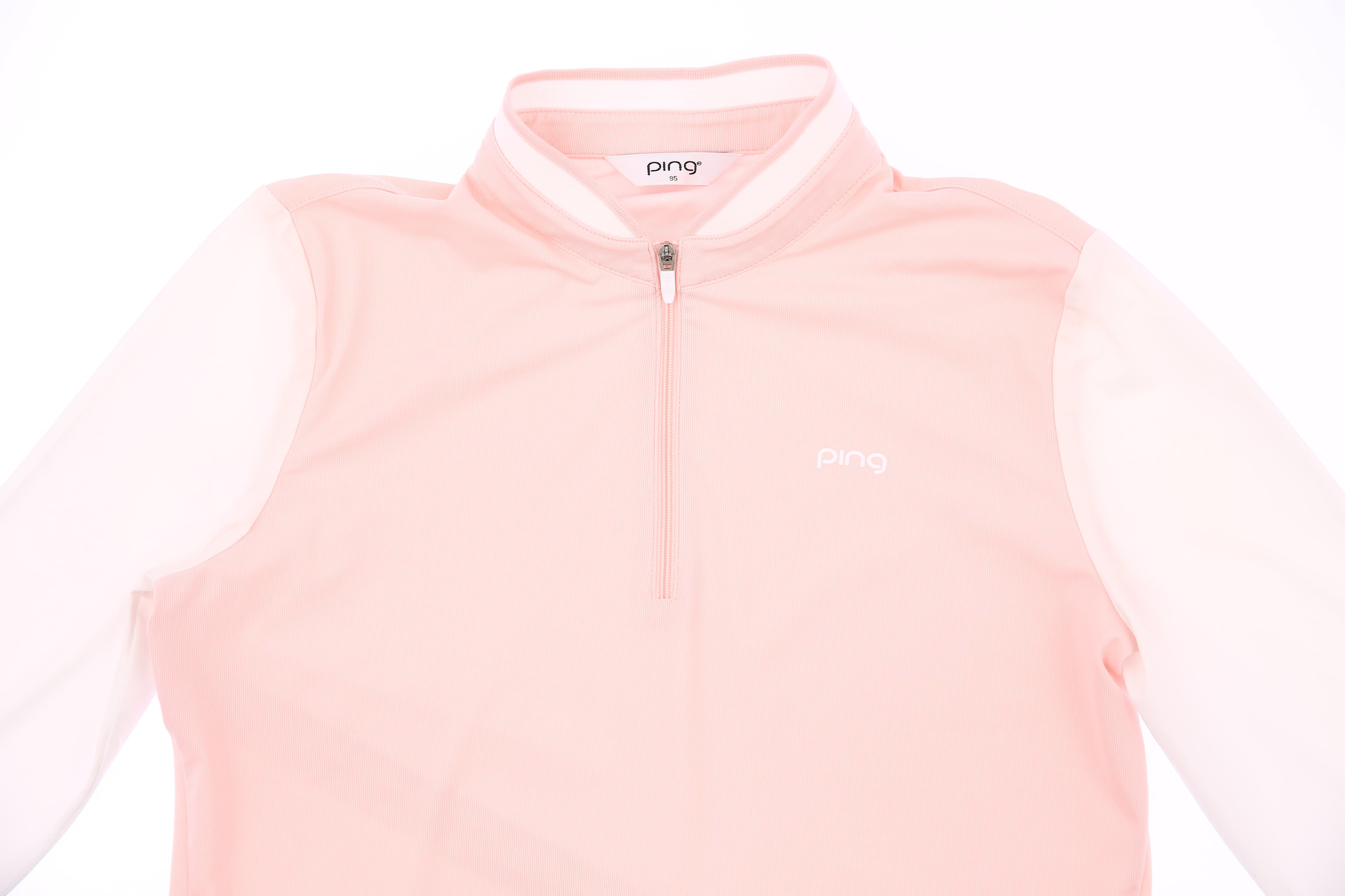 립 레이어드 하프집업 티셔츠