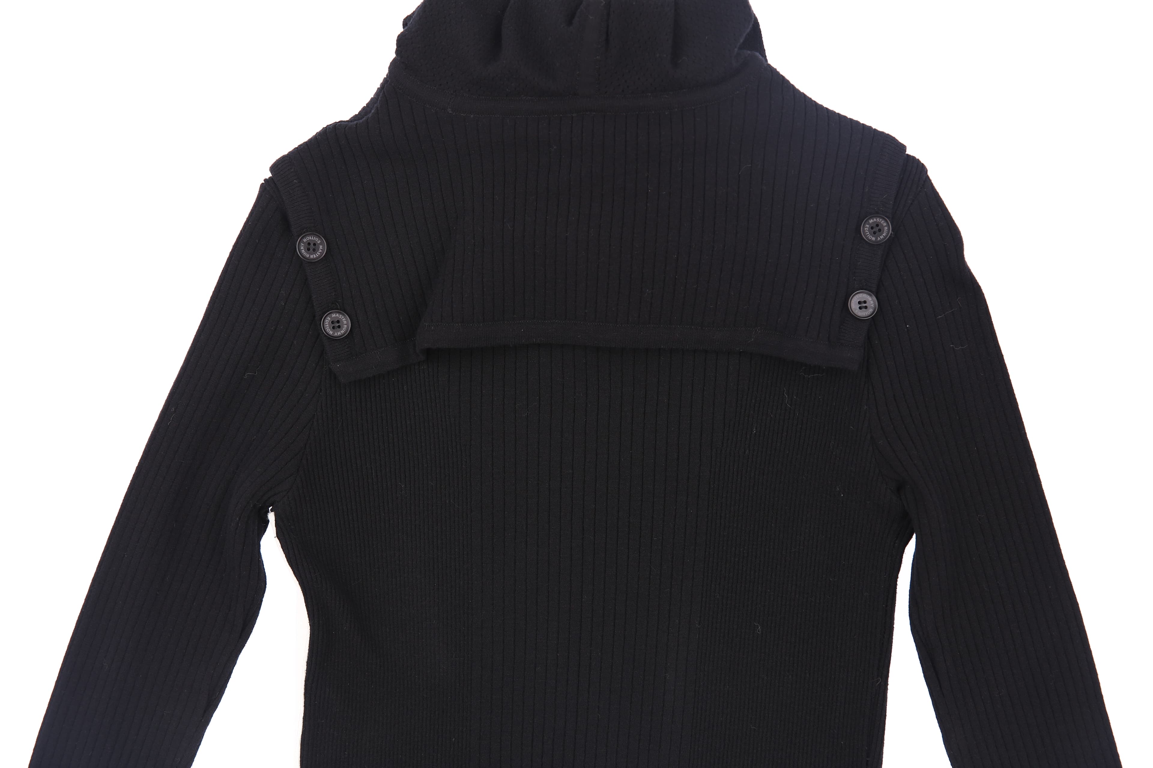 여성 탈착 후드 케이프 니트