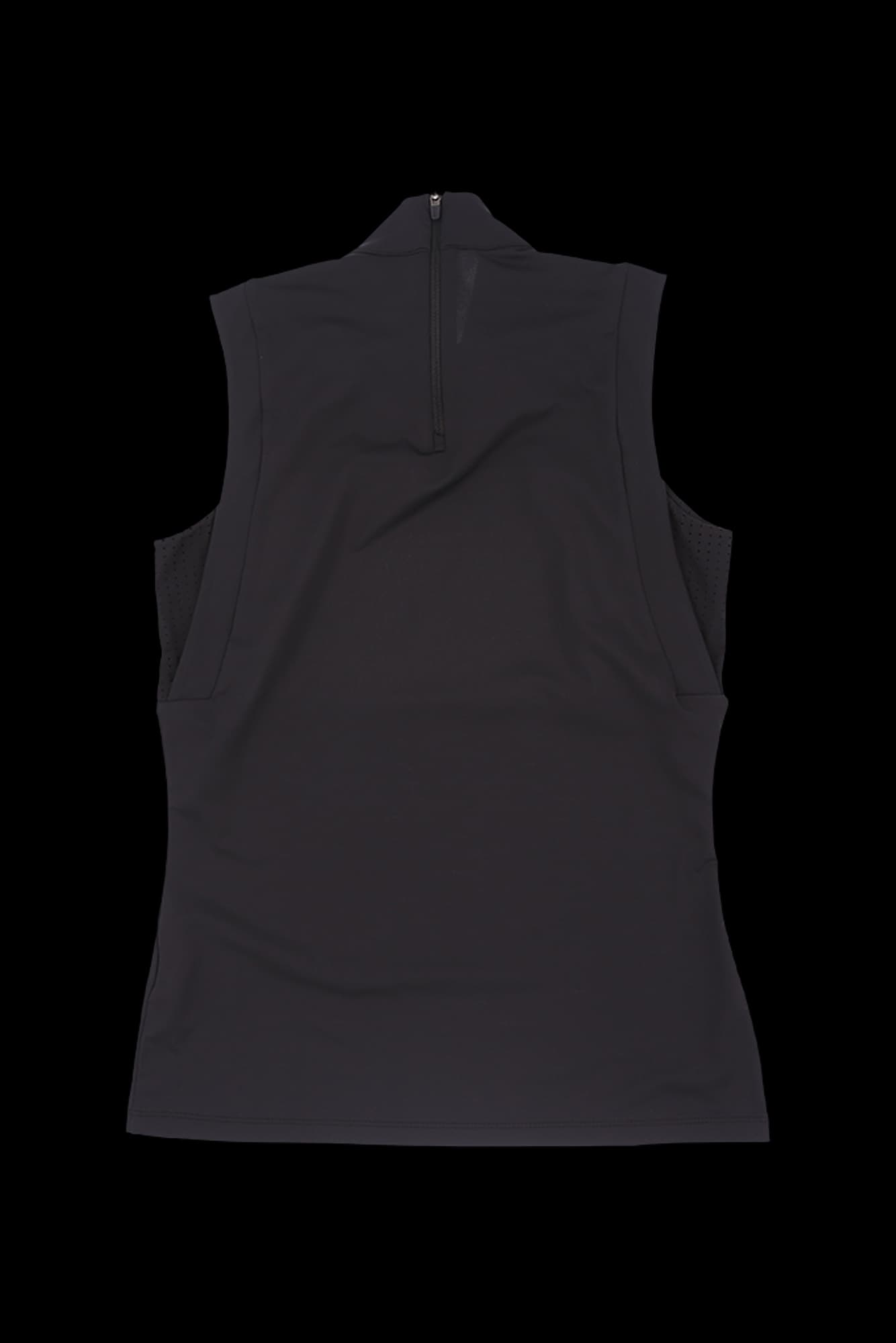 하프넥 민소매 티셔츠