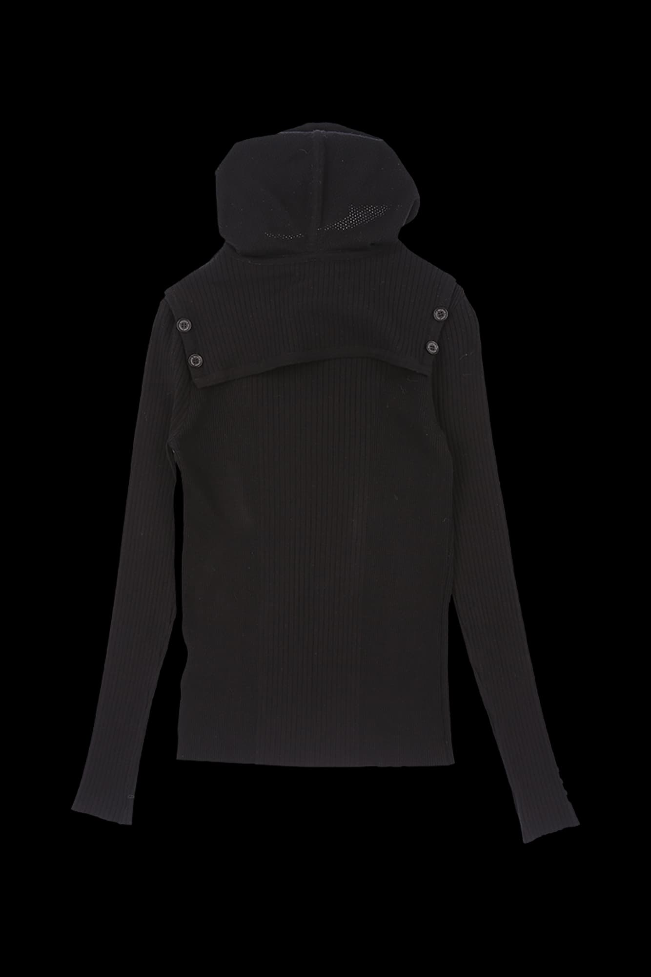 여성 탈착 후드 케이프 니트