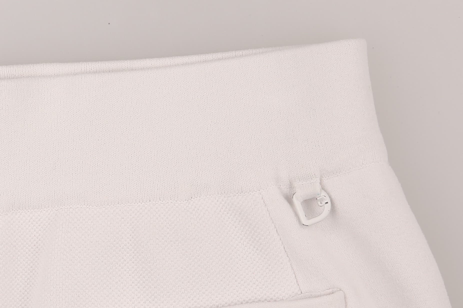 H라인 니트 조직 스커트