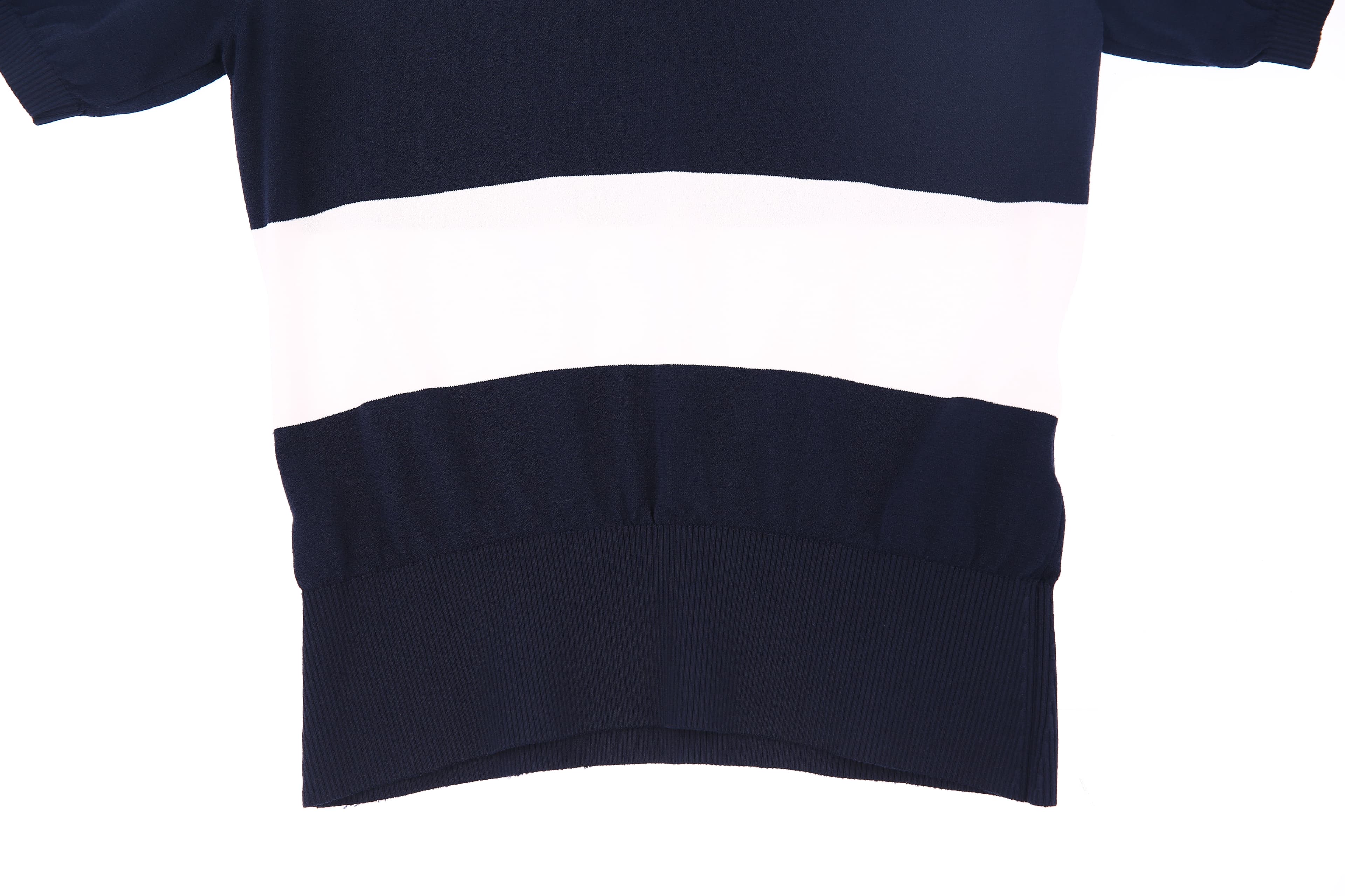 블럭 스트라이프 컬러 니트