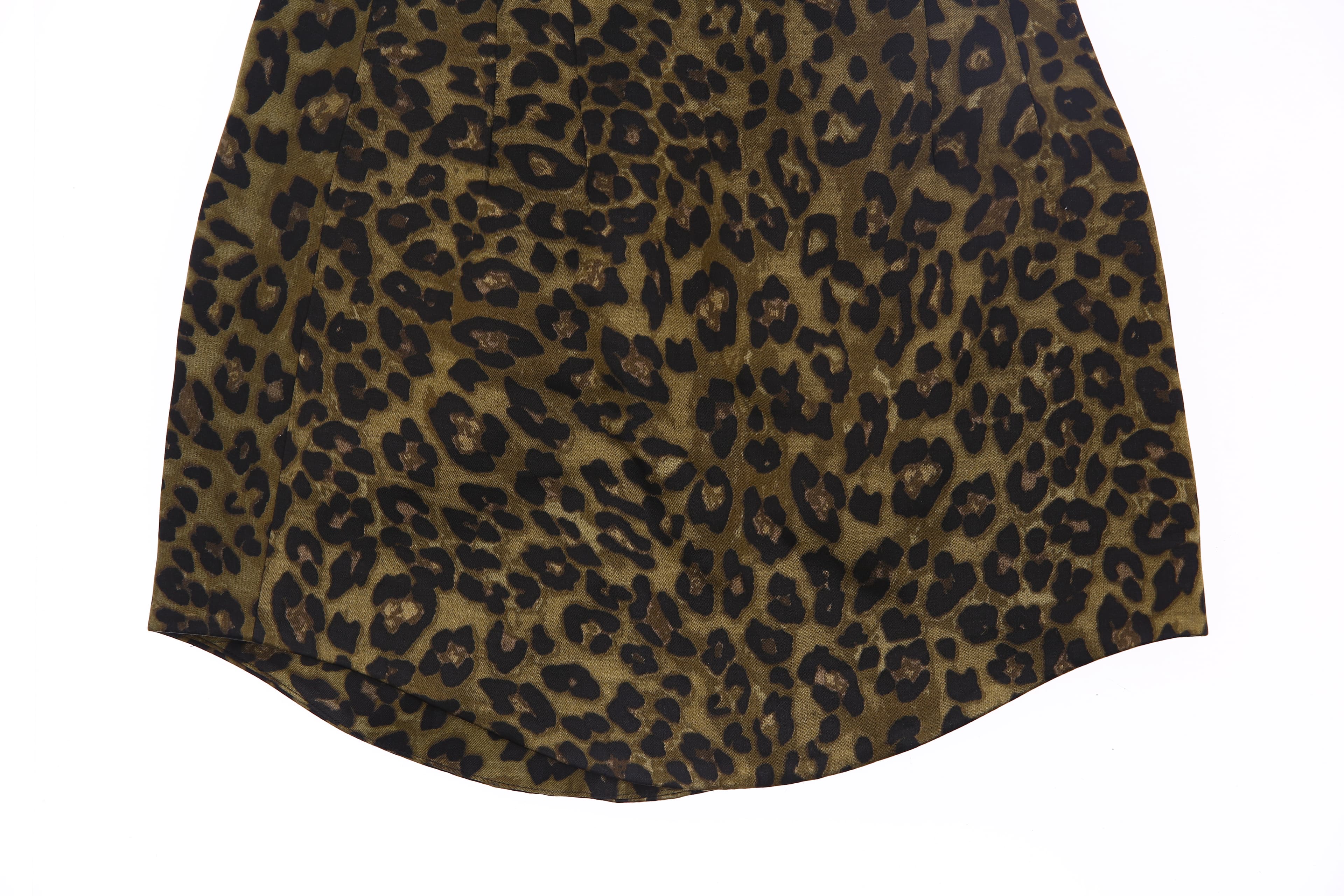 레오파드 미니 스커트