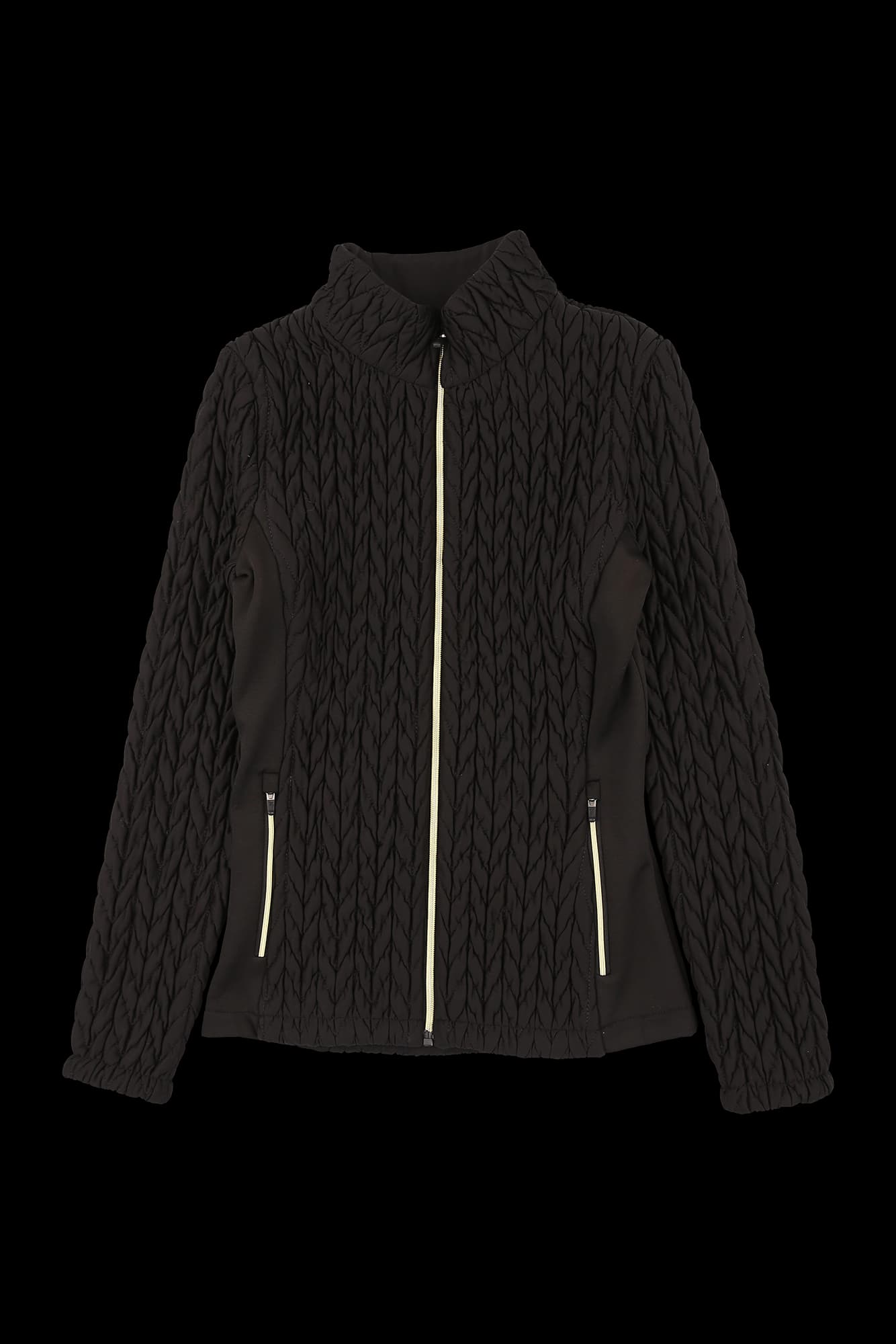 퀼팅 슬림핏 패딩