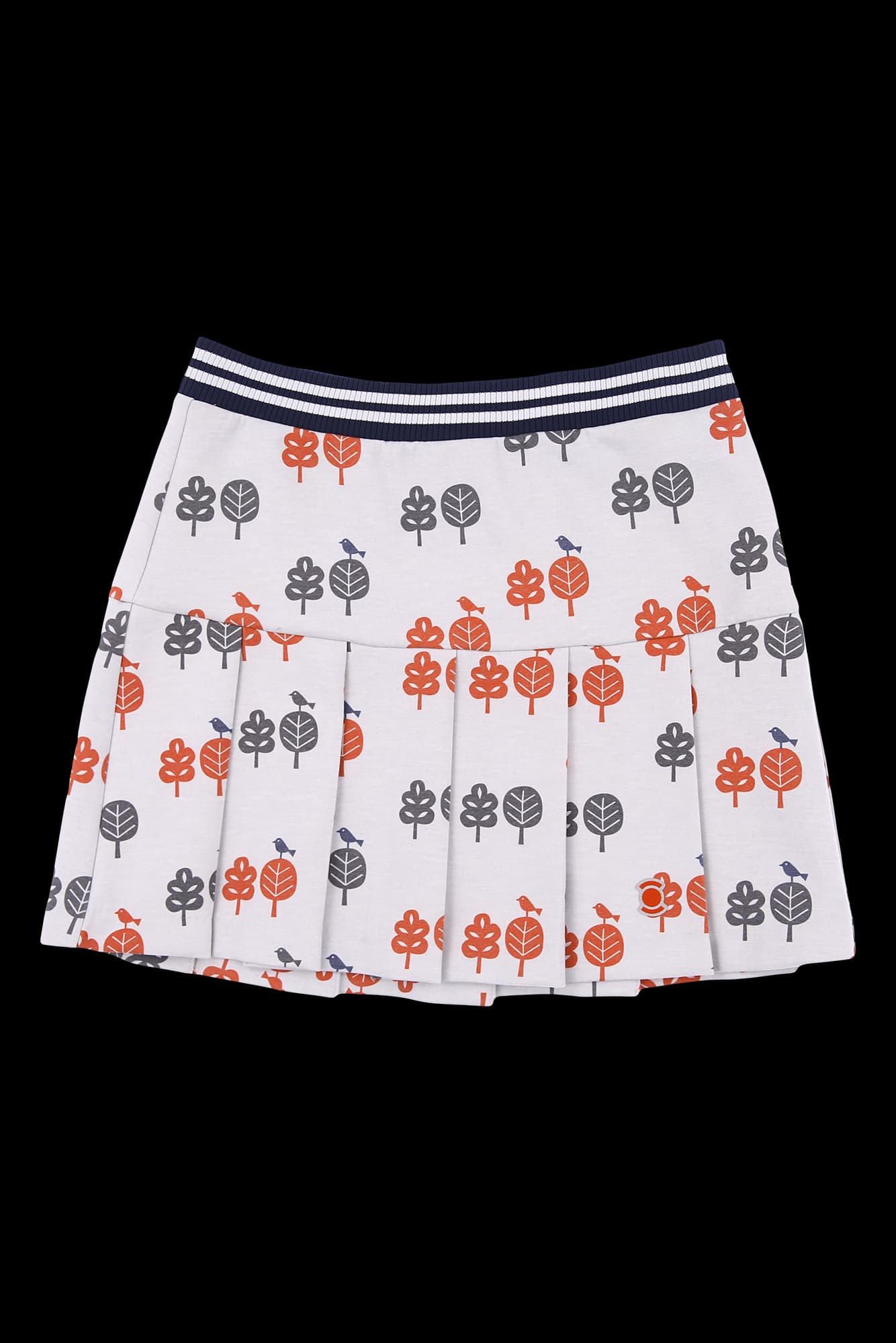 포레스트 플리츠 밴딩 스커트