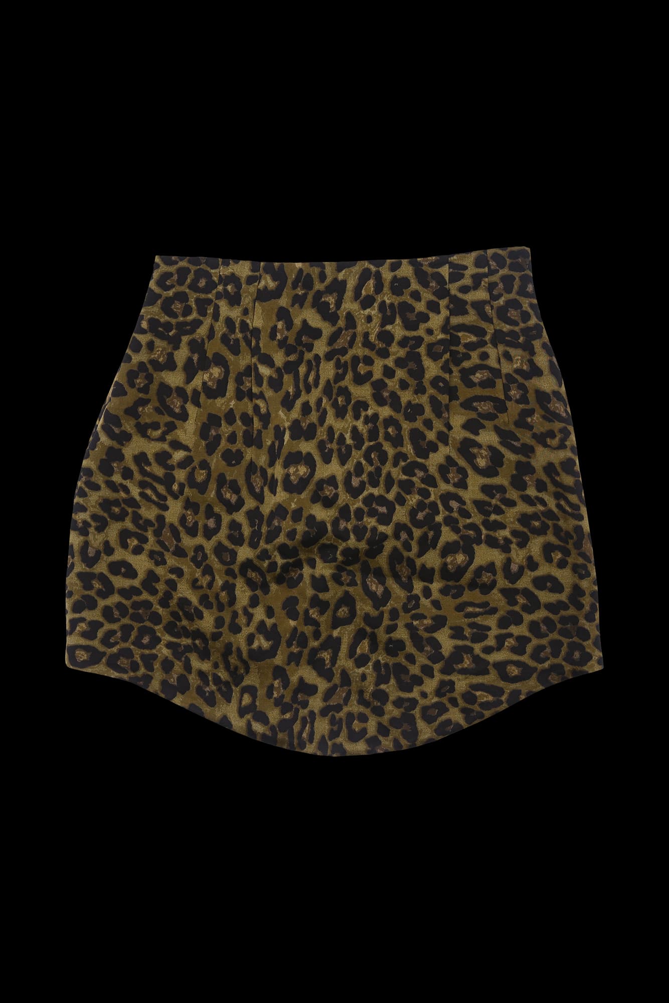 레오파드 미니 스커트