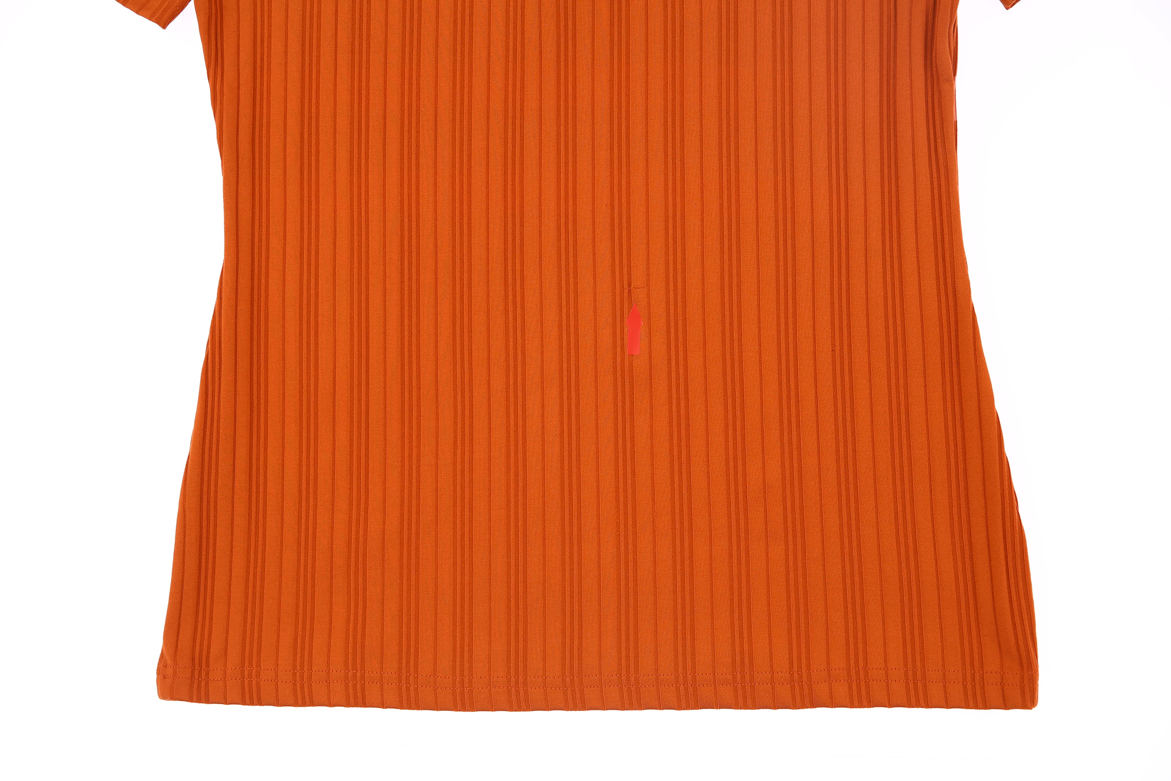 골지 스트라이프 카라 반팔 티셔츠