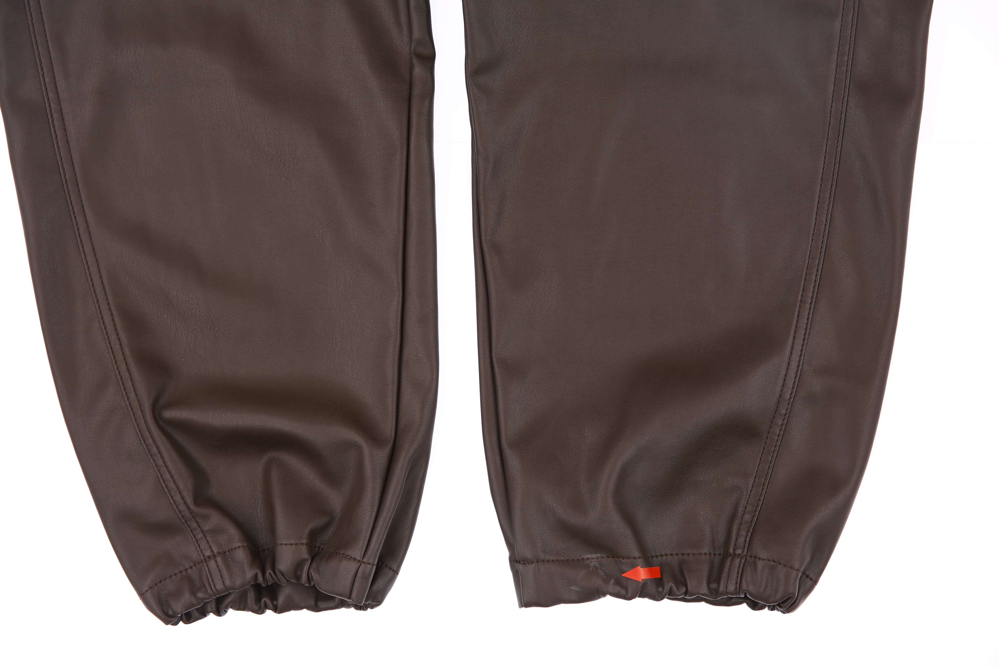 허리 밴딩 페이크레터 바지