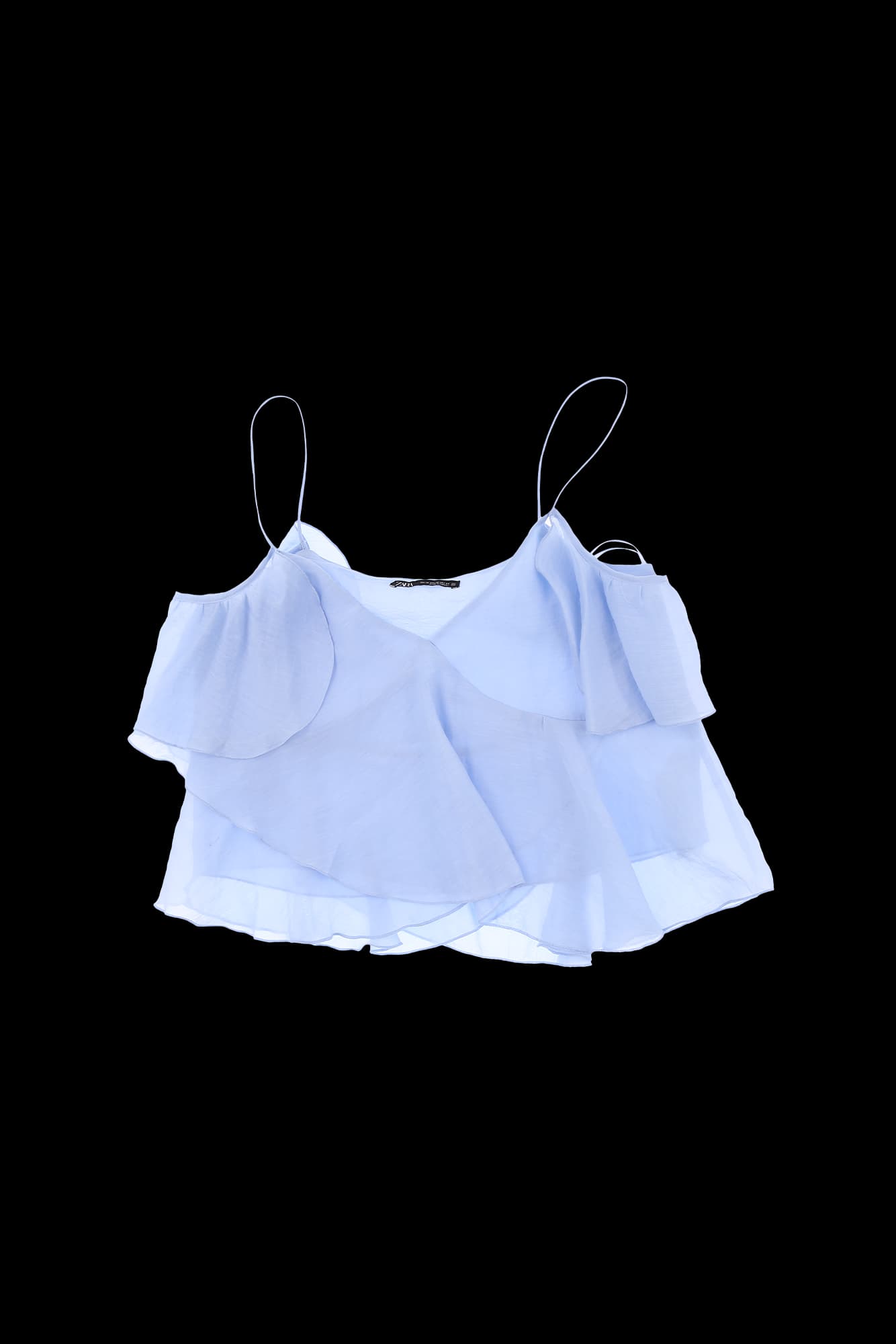 오프숄더 프릴 나시