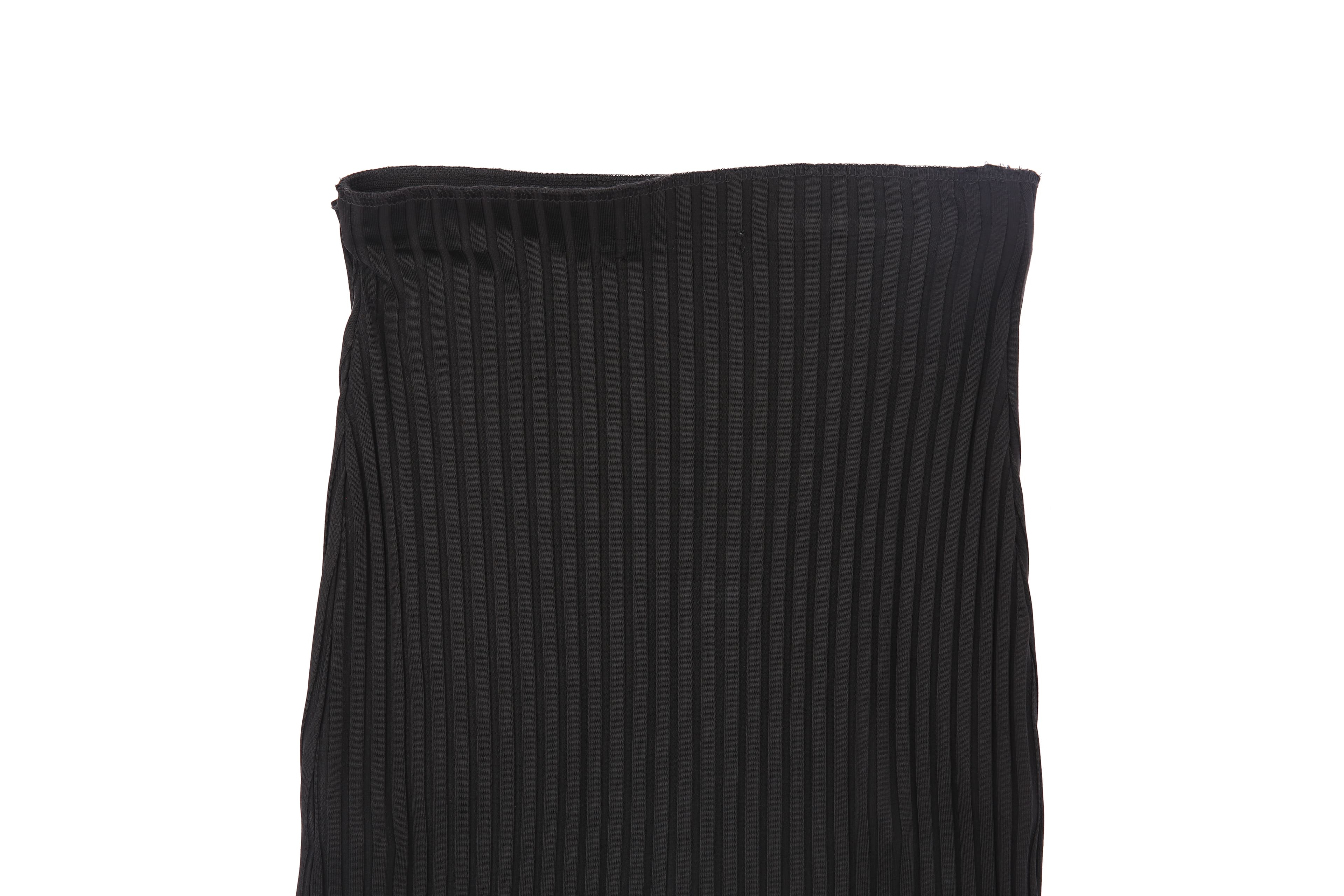 골지패턴 롱 스커트