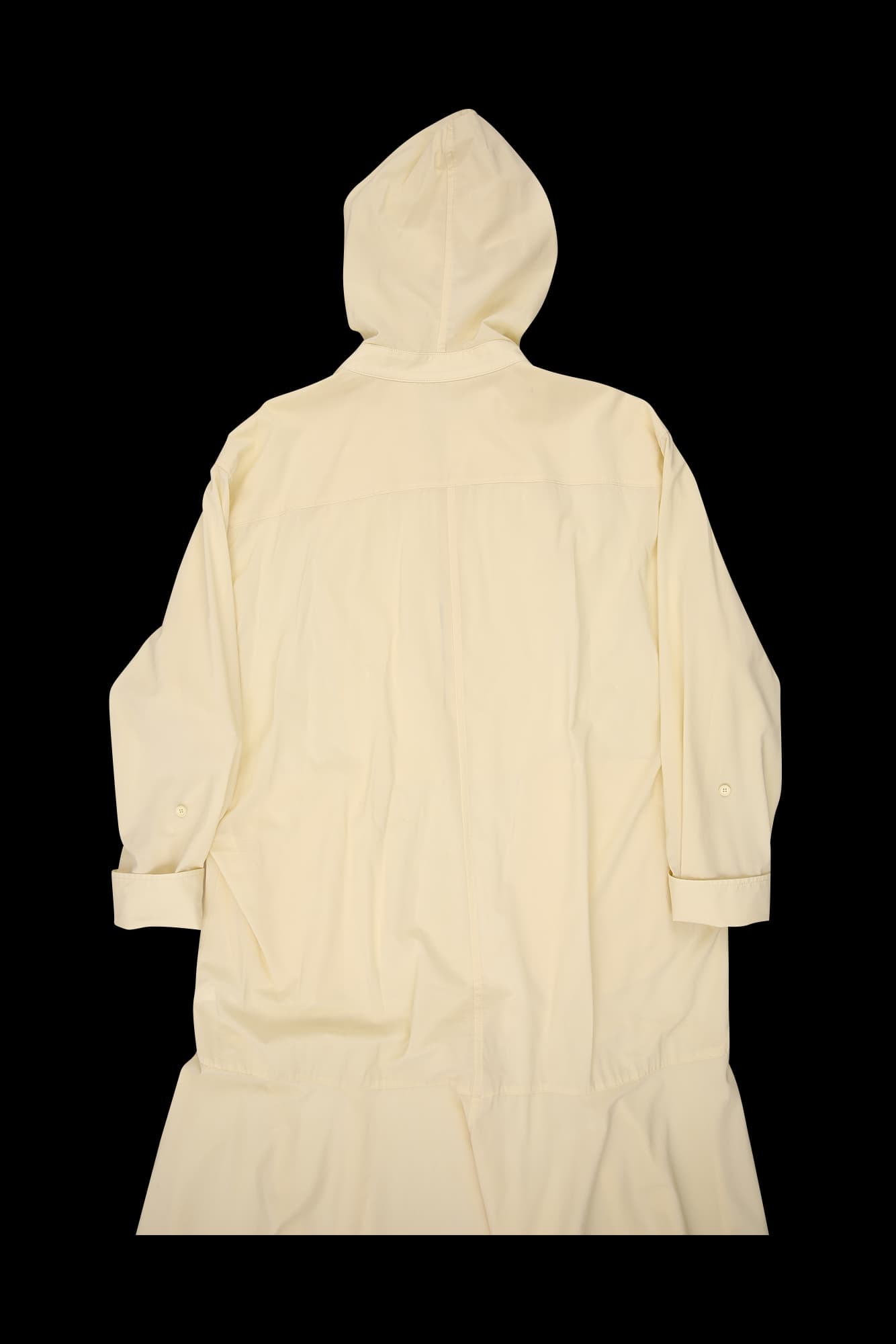 하프 집업 후드 드레스