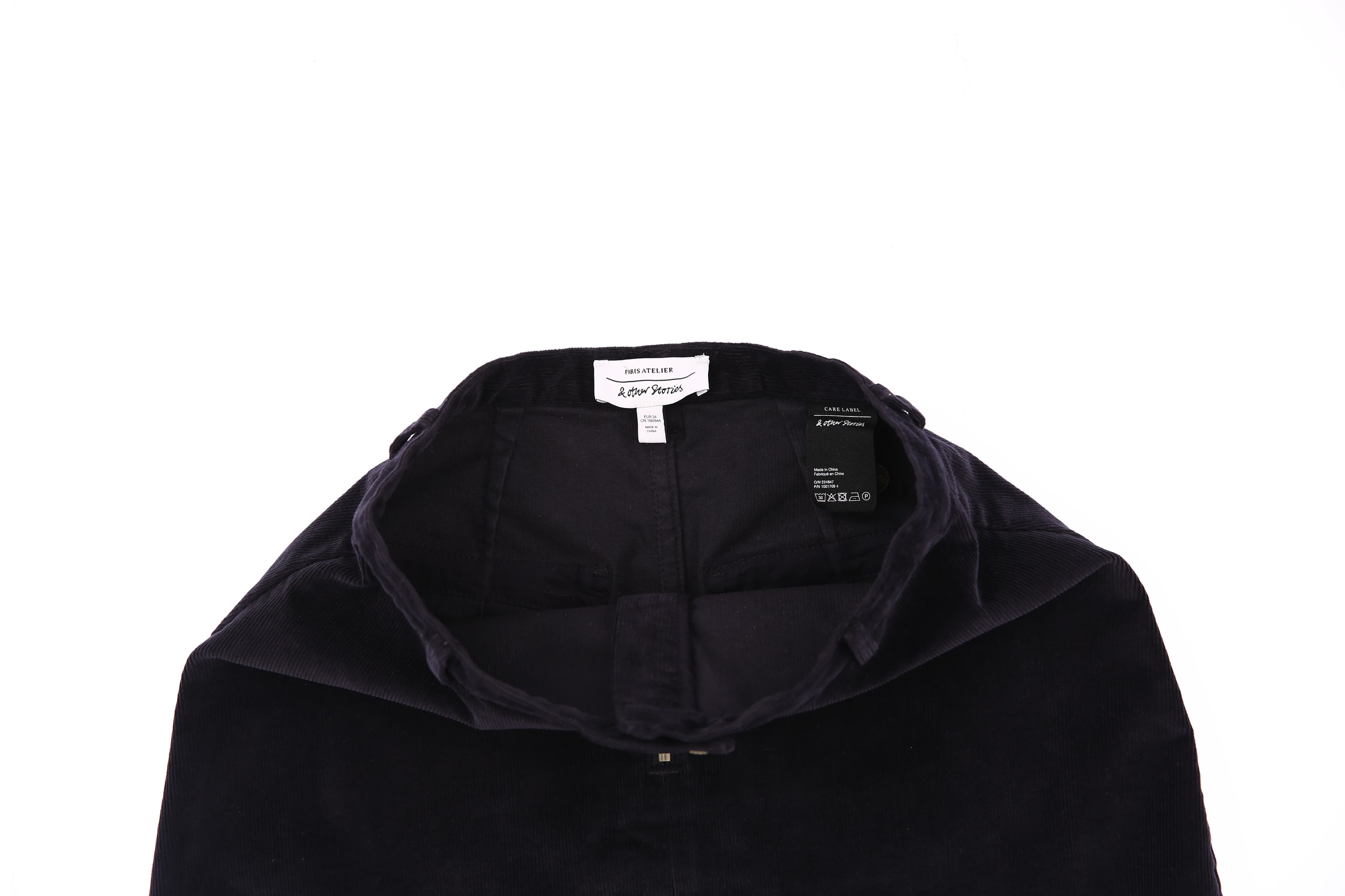 골덴 미니 스커트