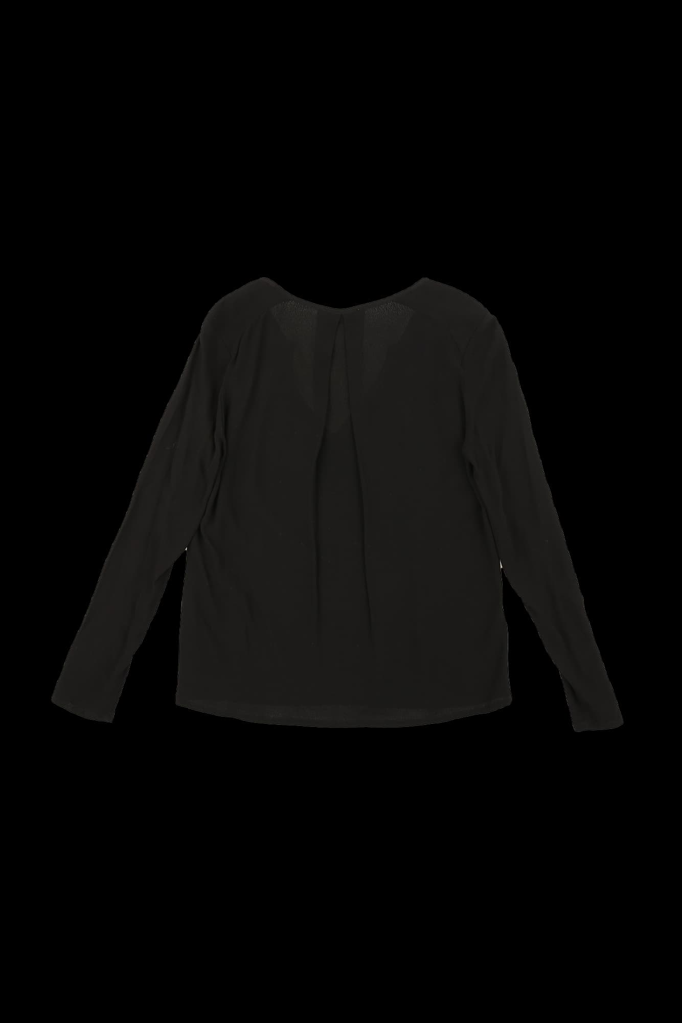 심플 주름 블라우스