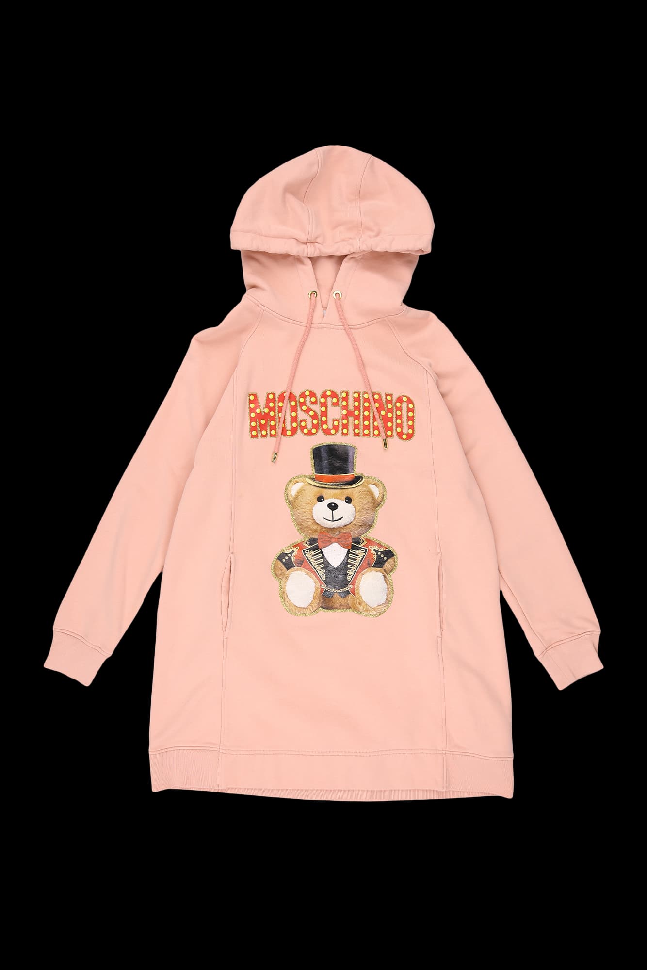 여성 베어 후드 티셔츠