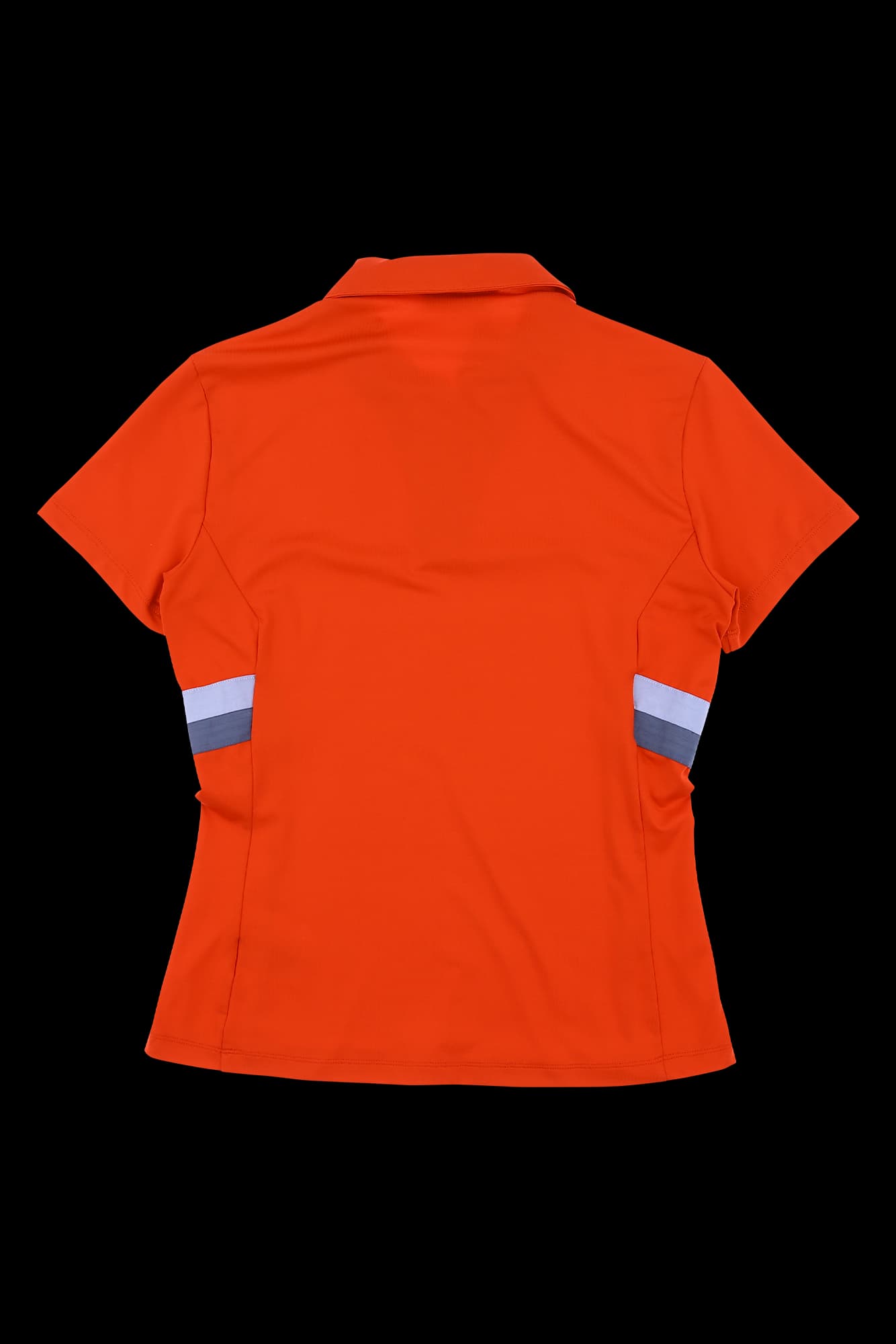 배색 반팔 카라 티셔츠