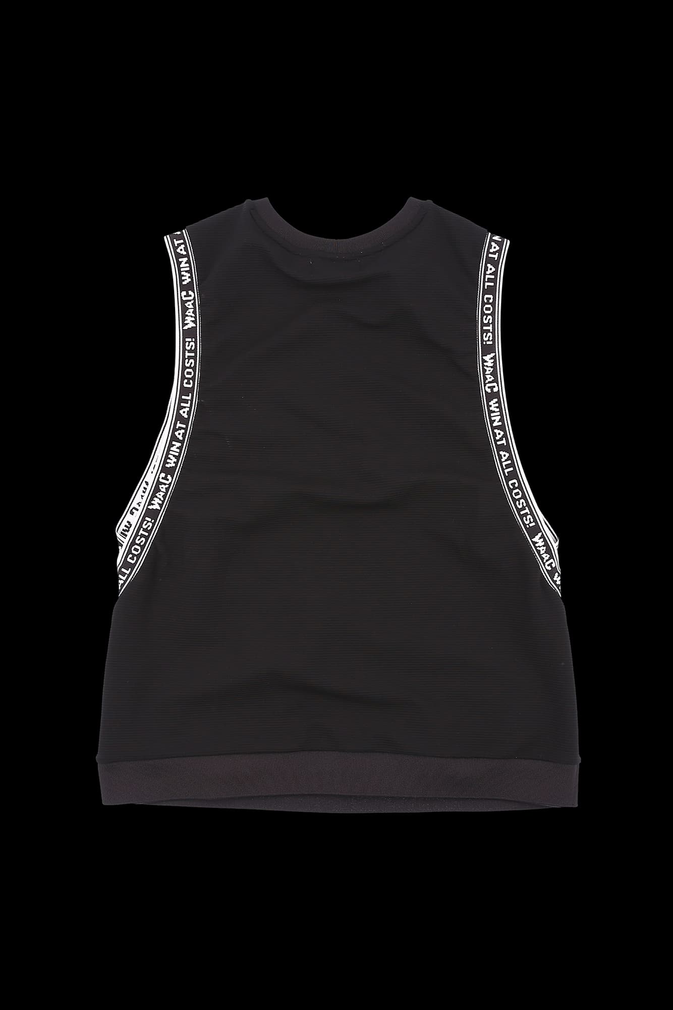 로고 밴드 민소매 티셔츠