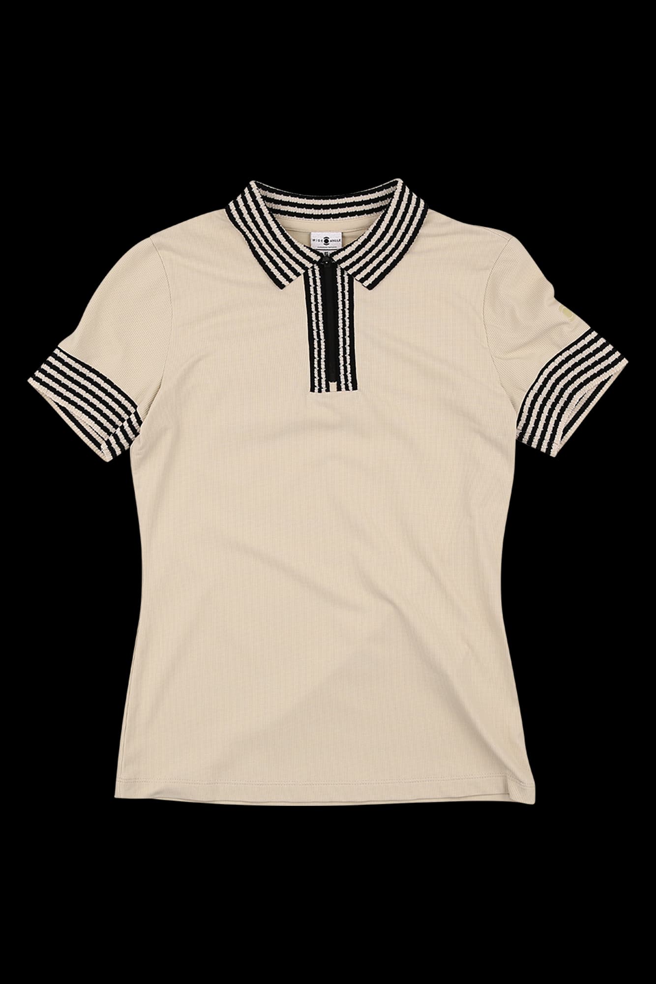 배색 카라 반팔 티셔츠