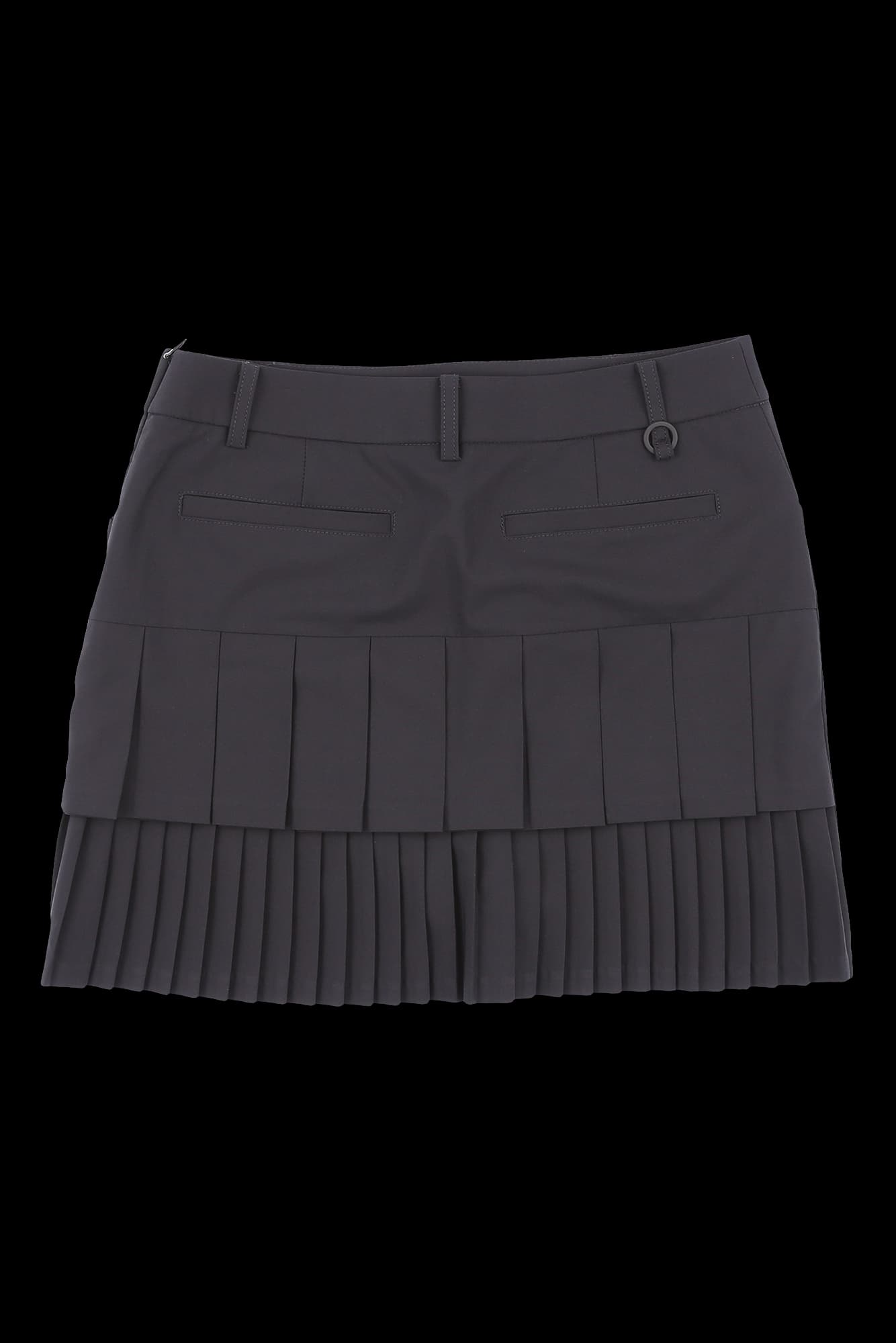 찡 포켓 플리츠 스커트