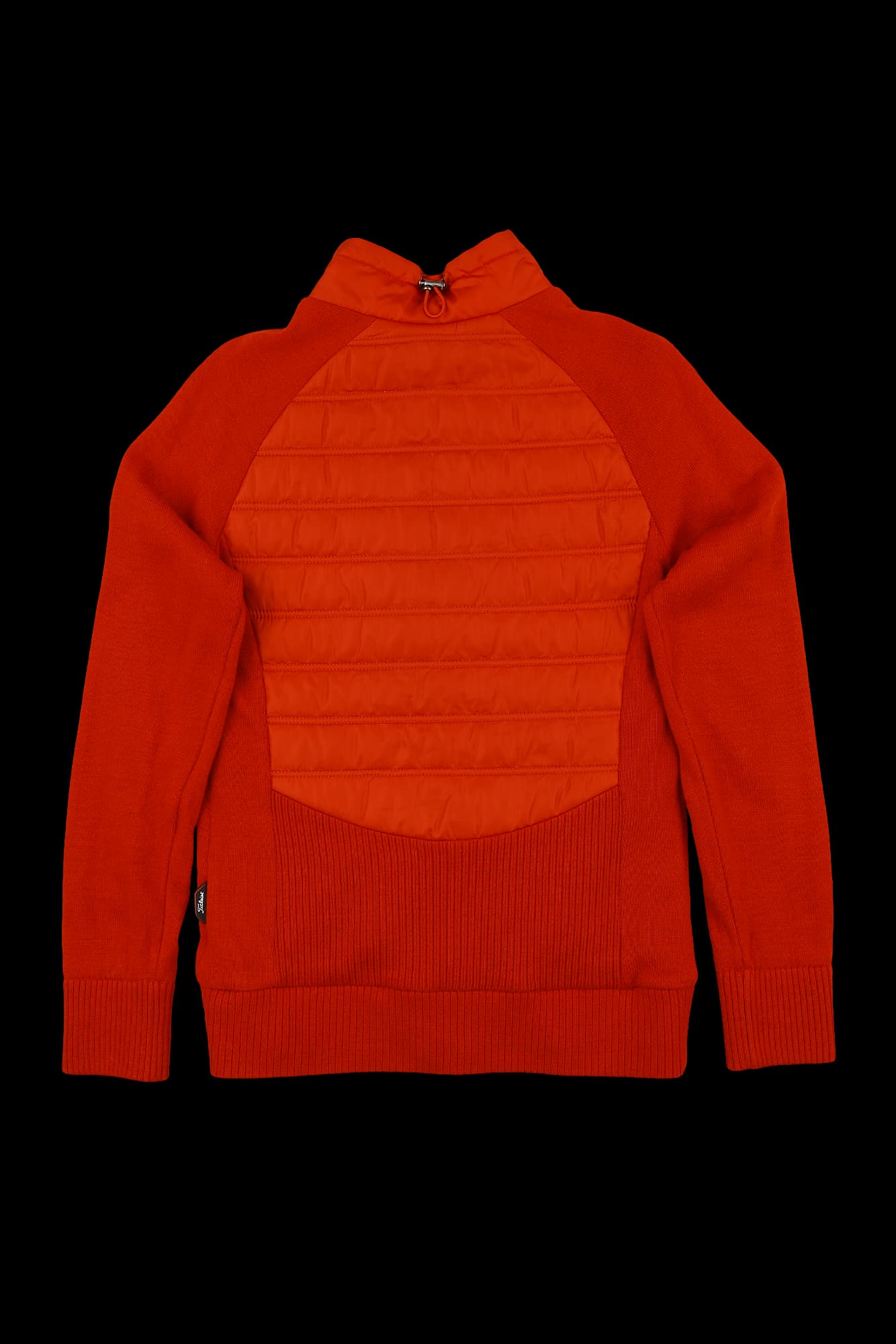 니트 배색 긴팔 점퍼