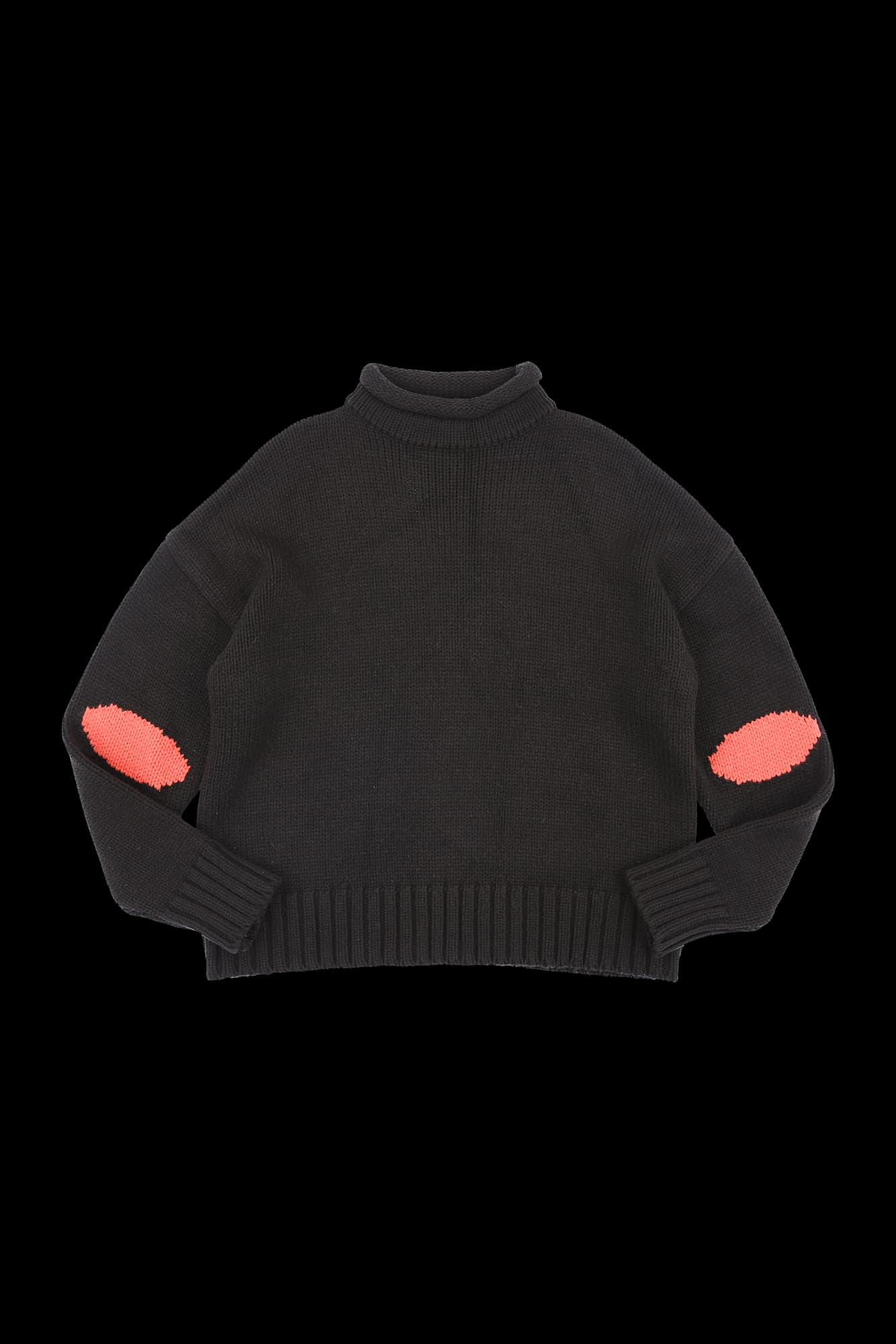 터틀넥 긴소매 니트