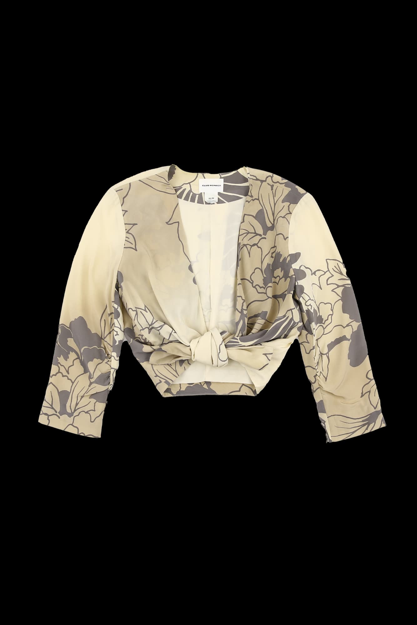 패턴 노카라 자켓