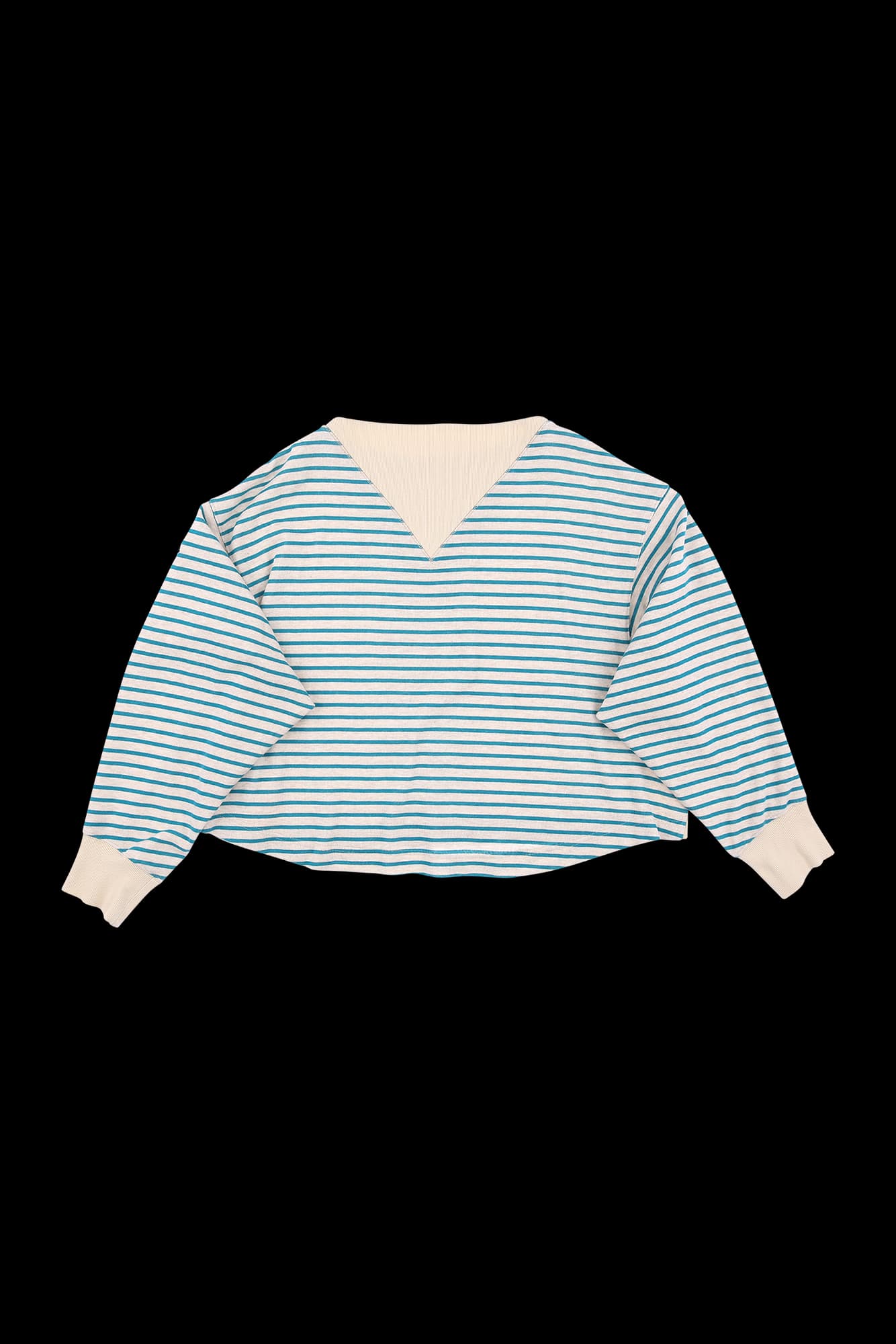 스트라이프 긴팔 티셔츠