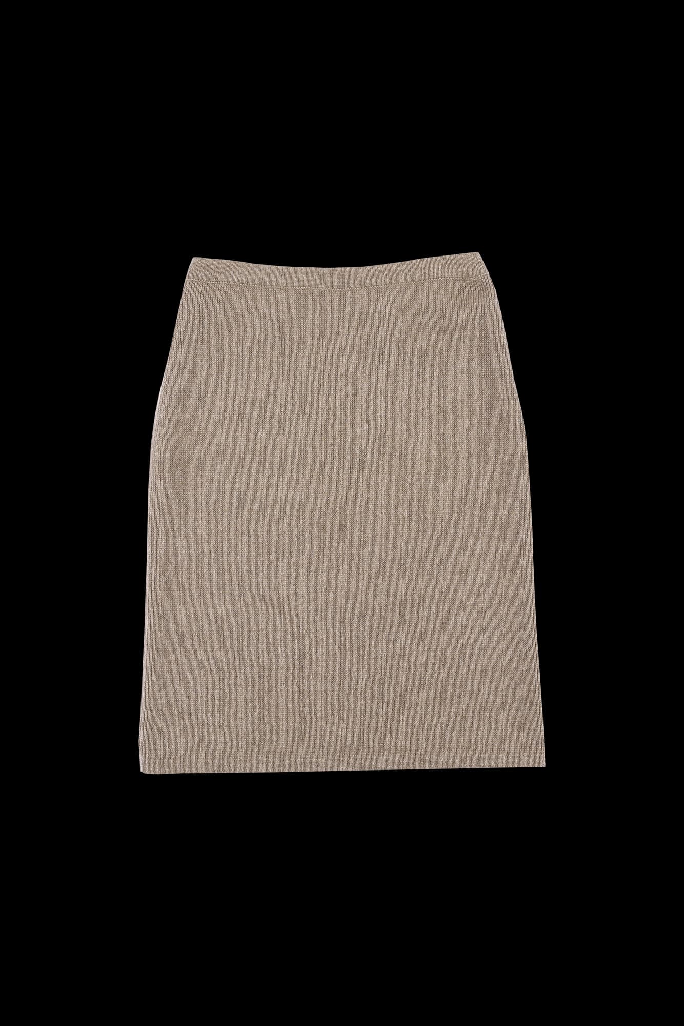 H라인 베이직 니트 스커트