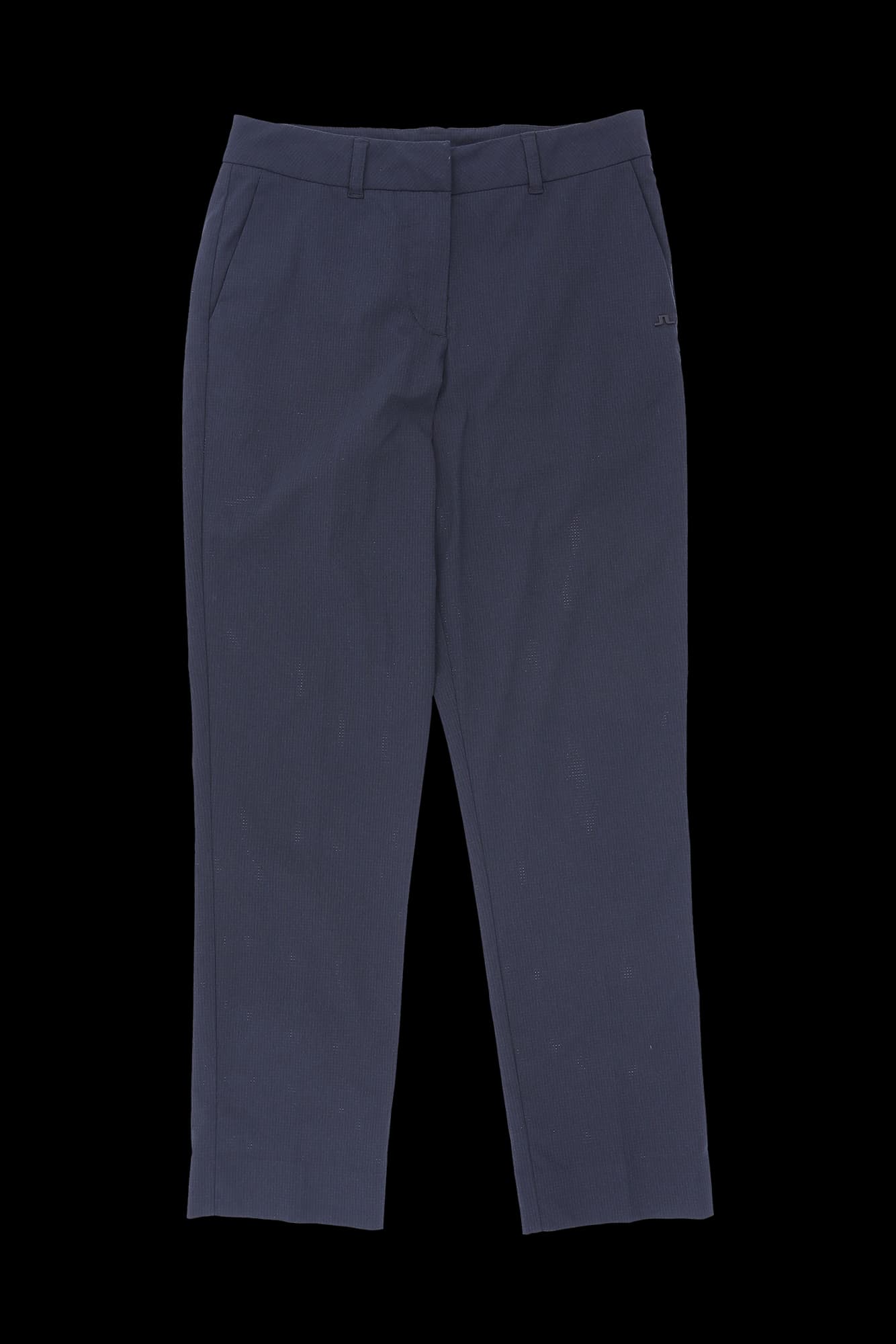 잔체크 스트레치 팬츠