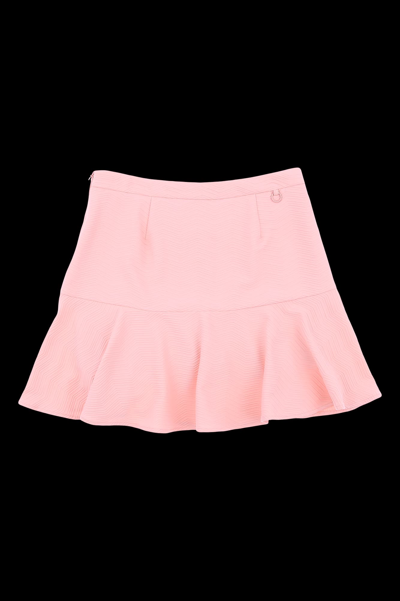 플레어 물결패턴 스커트